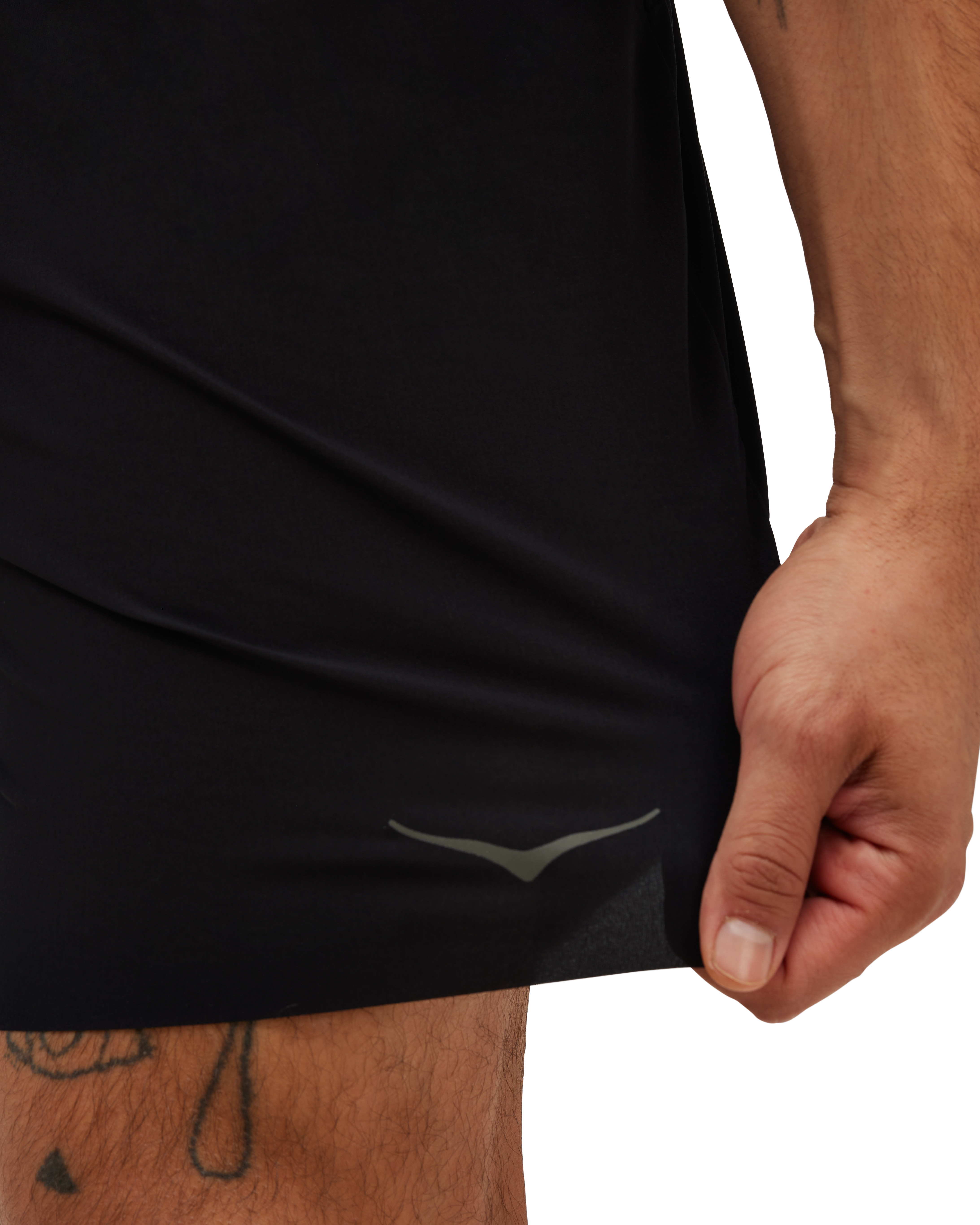 Ultralight stretch fabric with water-resistant finish.