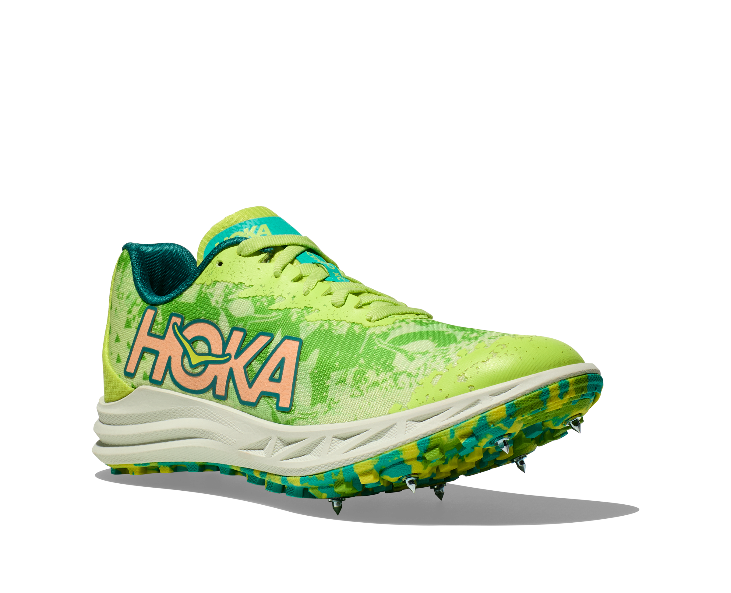 Hoka Crescendo XC - Lettuce / Electric Lime — photo 3