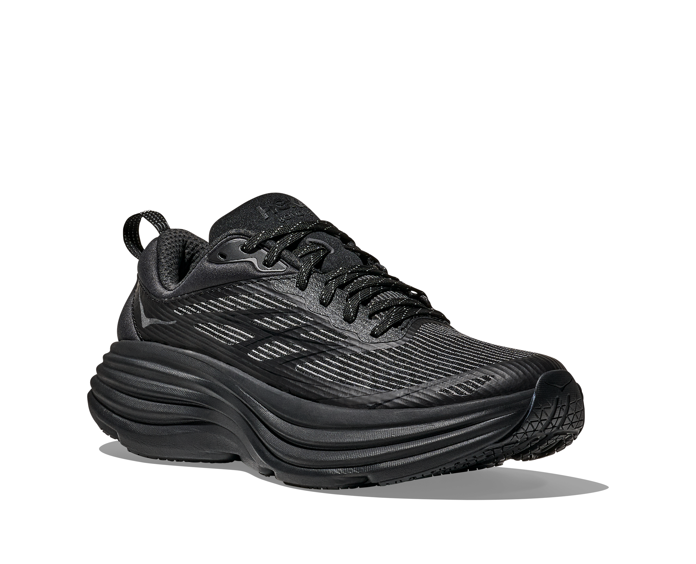 Hoka Stealth/Tech Bondi 8 Caged - Black / Black — photo 3