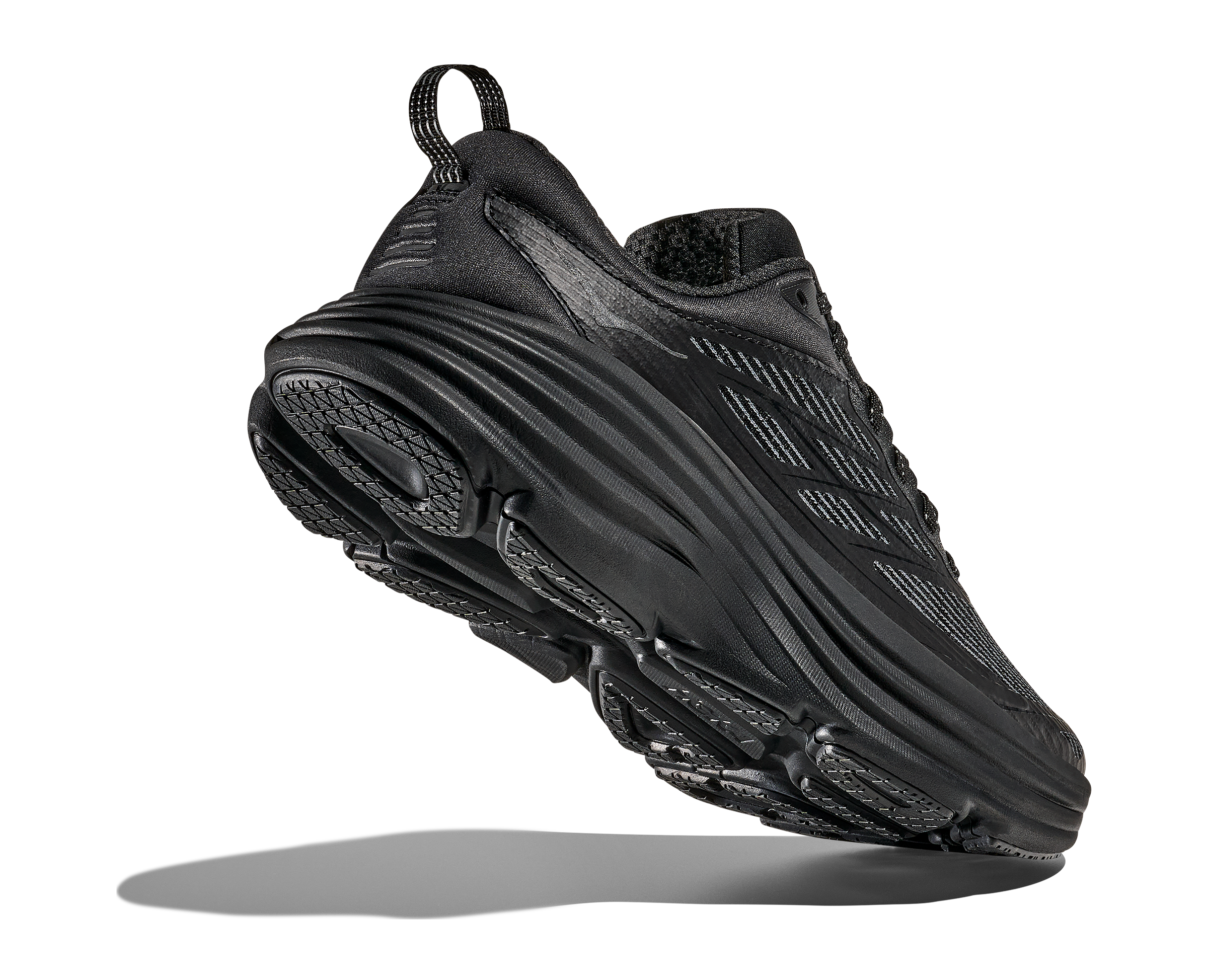 Hoka Stealth/Tech Bondi 8 Caged - Black / Black — photo 5
