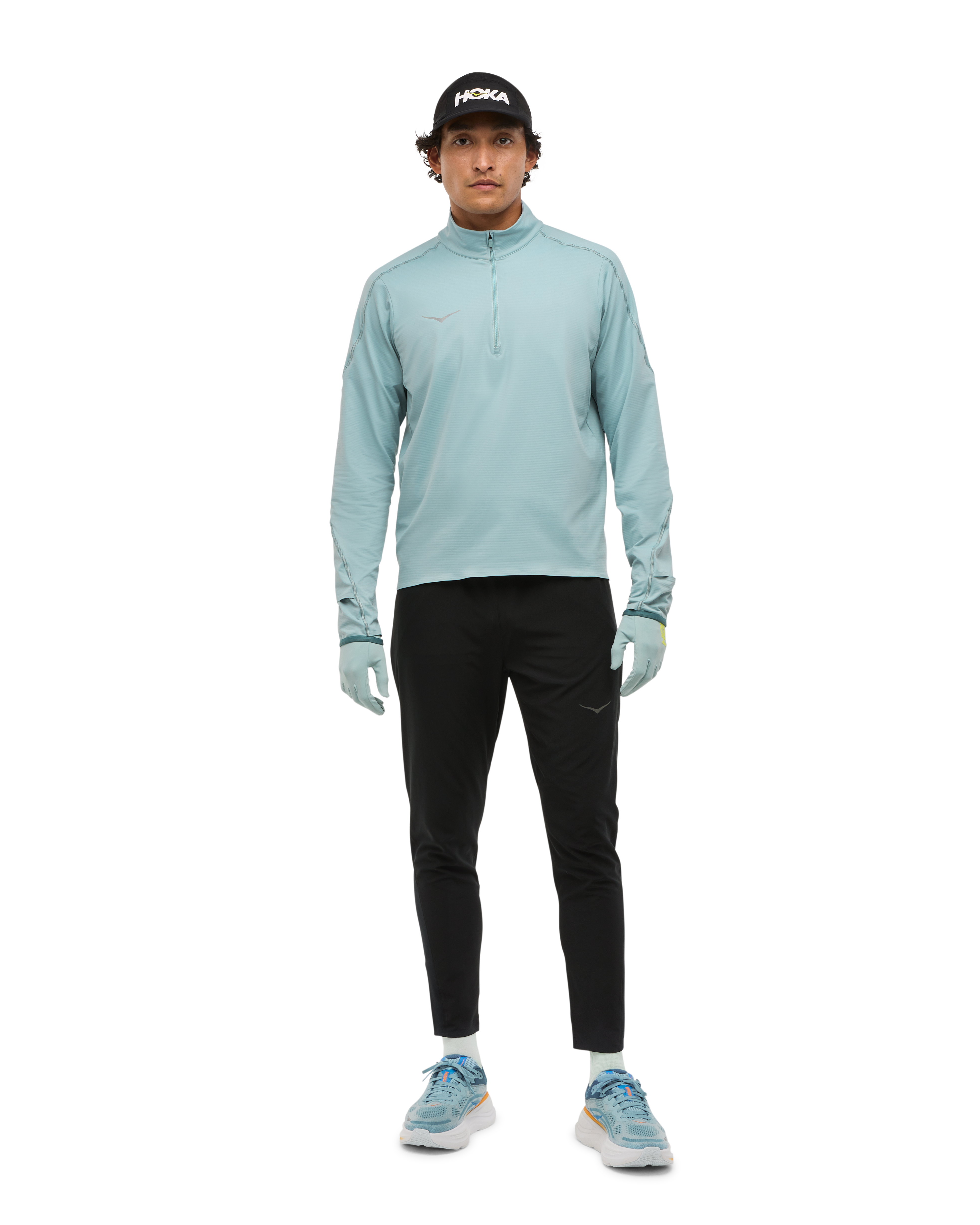 Hoka Sudadera con cremallera de un cuarto GlideTech - Druzy — photo 3