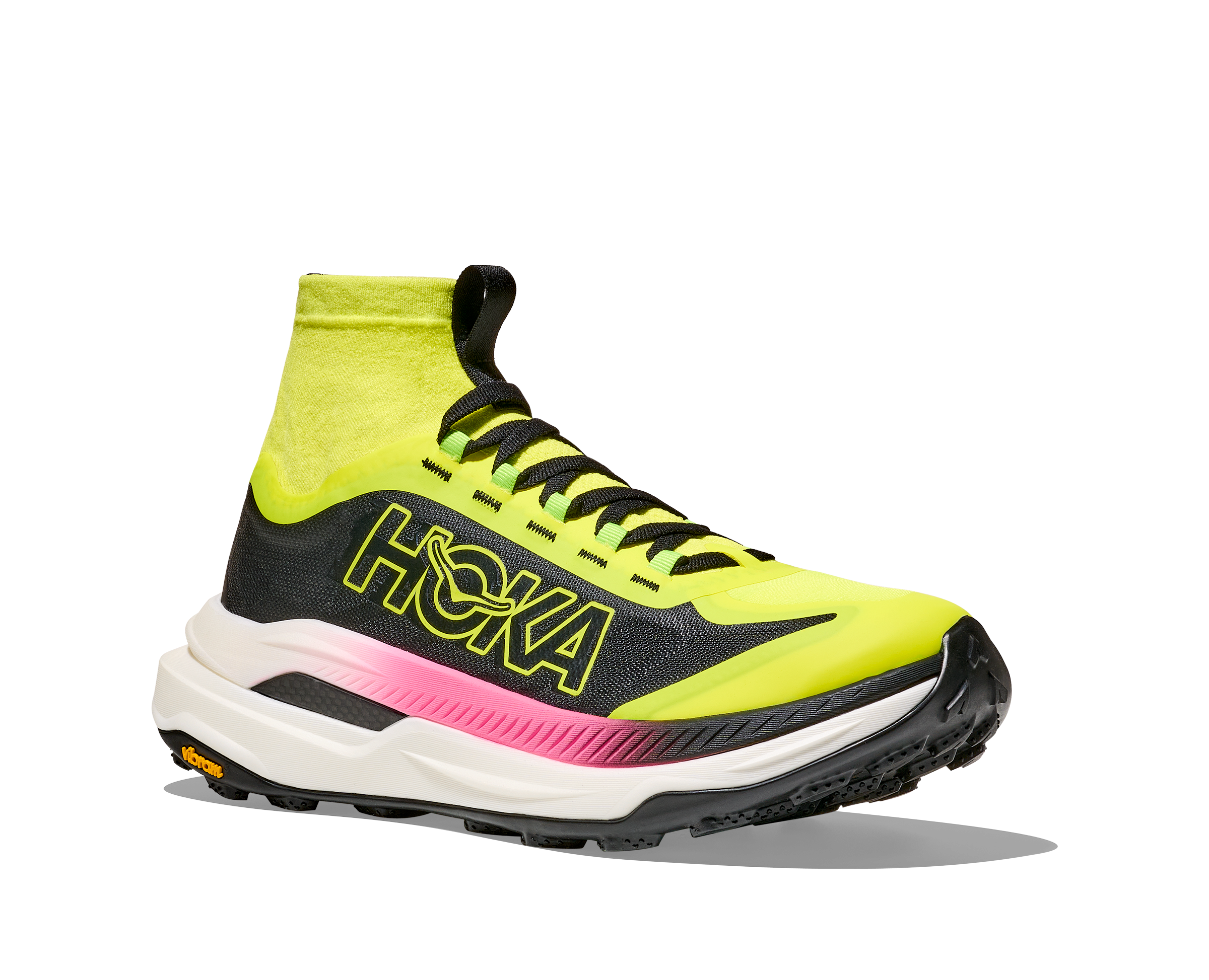 Hoka Tecton X 3 - Neon Citrus / Black — photo 3