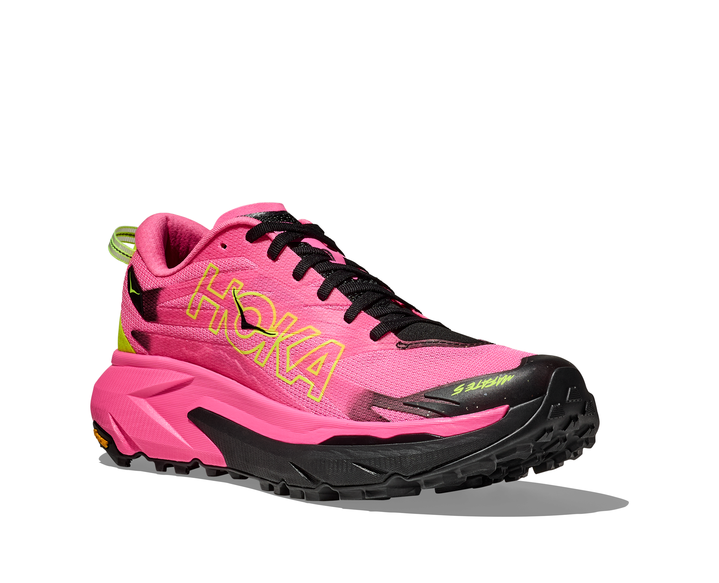 Hoka Mafate 5 - Neon Rose / Black — photo 3