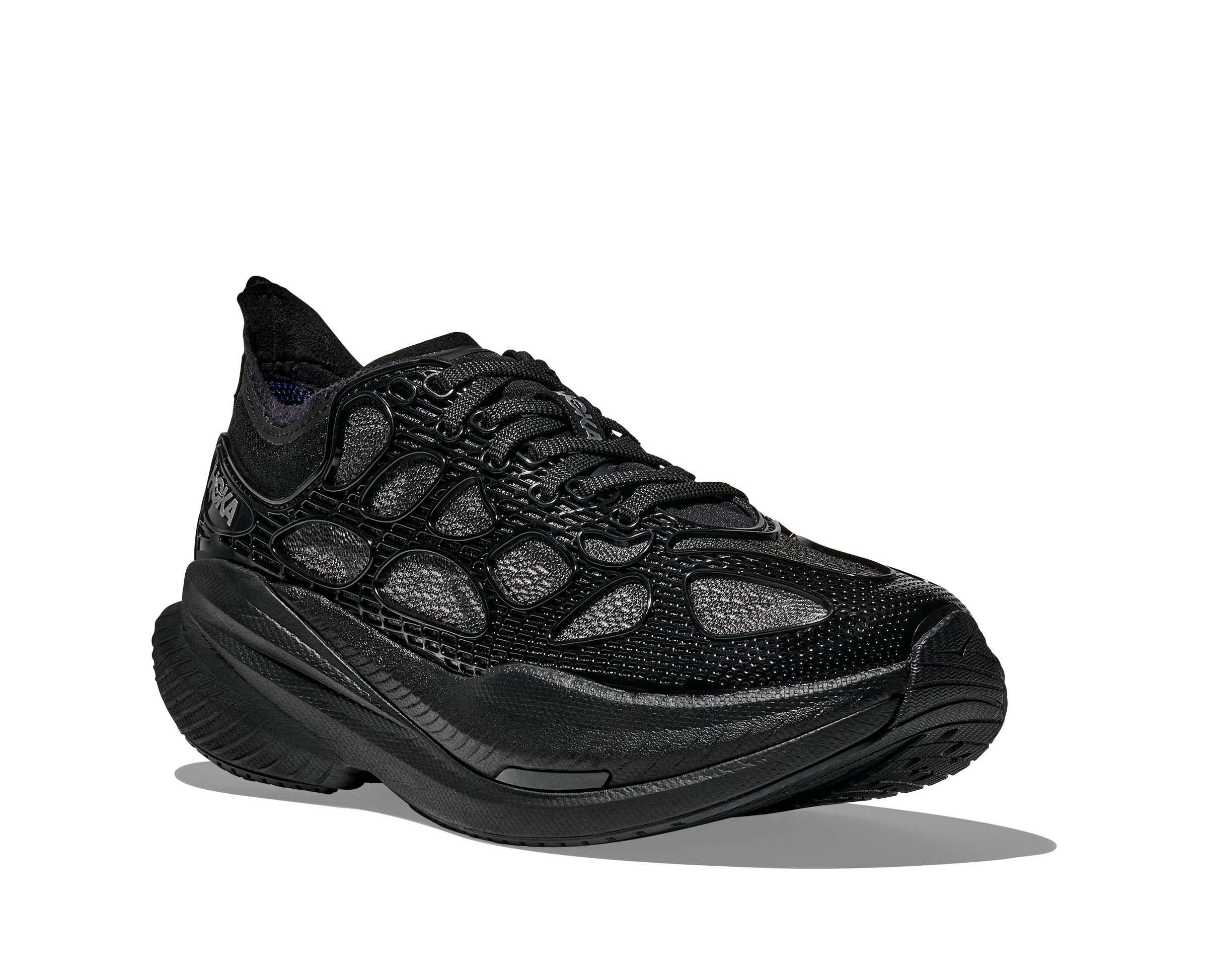 Hoka Mach X Caged - Black / Midnight Blue — photo 3