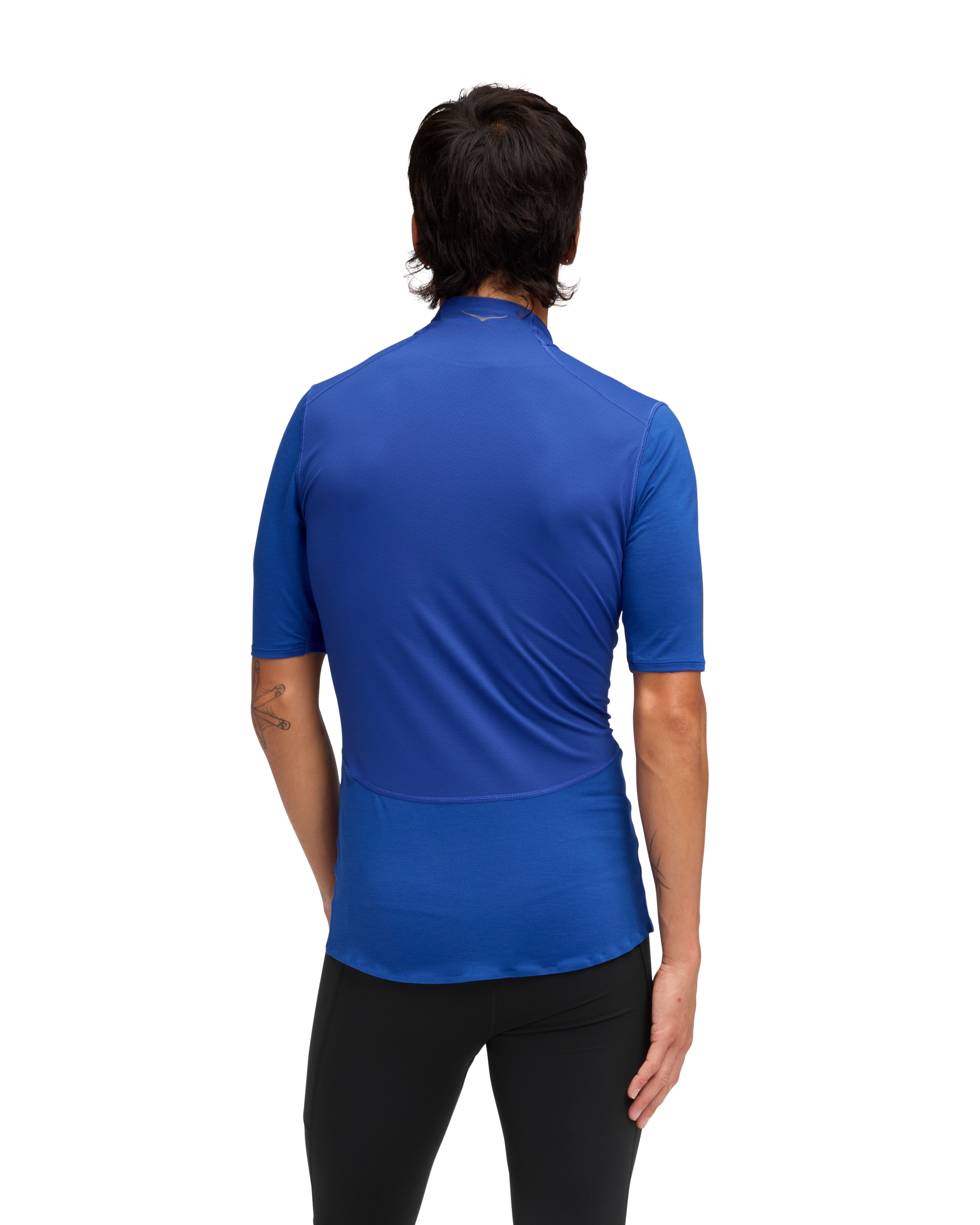Hoka Camiseta de manga corta con cremallera SkyBreeze - Ultramarine — photo 4