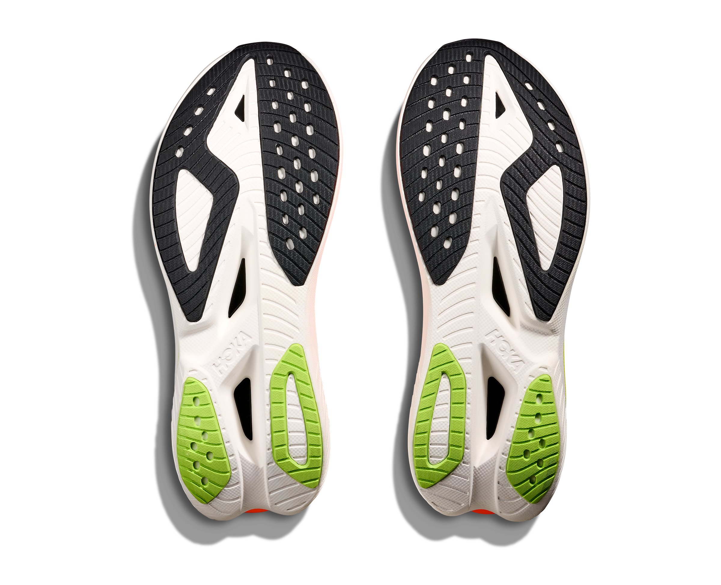 Hoka Mach X 3 - White / Neon Tangerine — photo 2