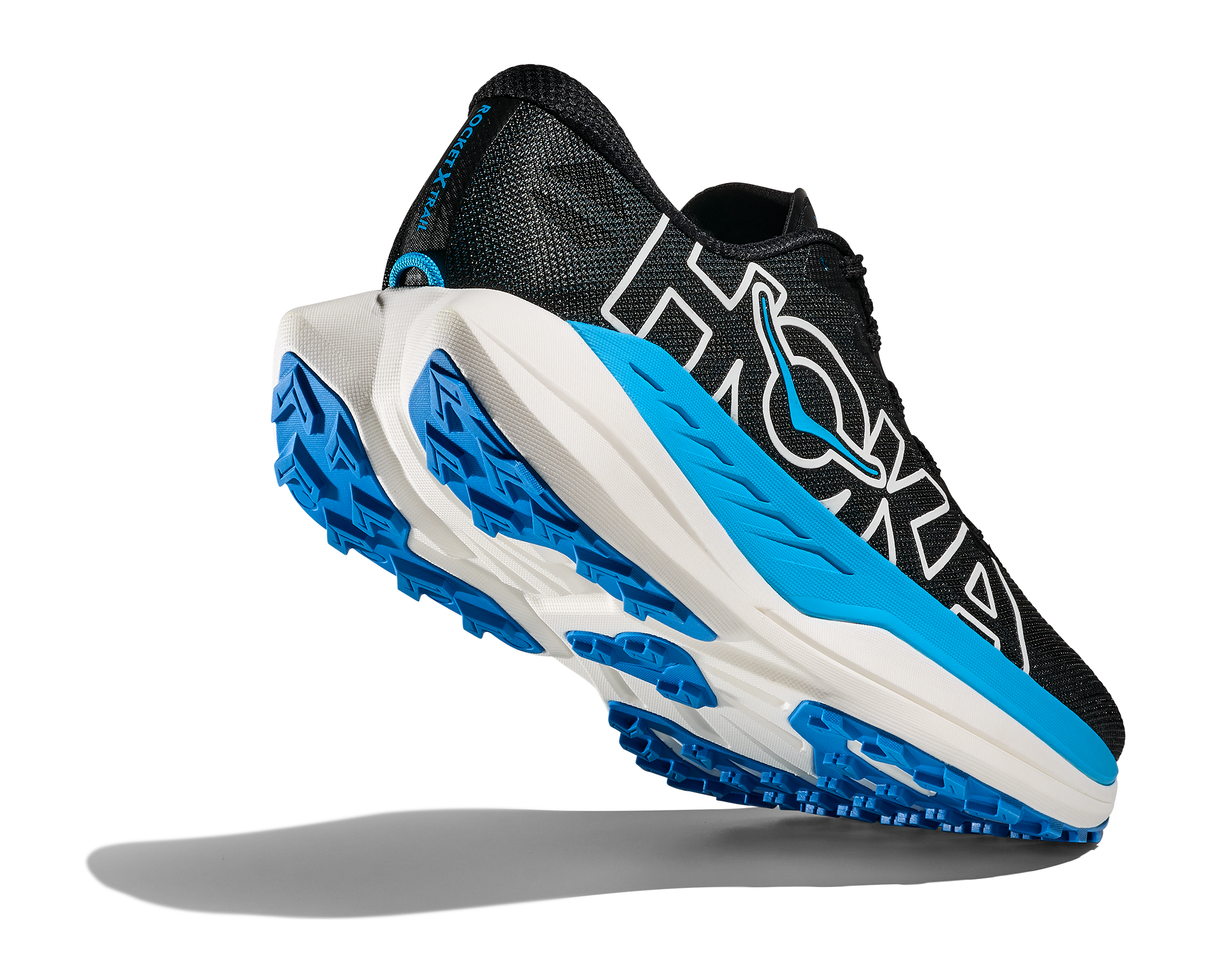 Hoka Rocket X Trail - Black / Skyward Blue — photo 5