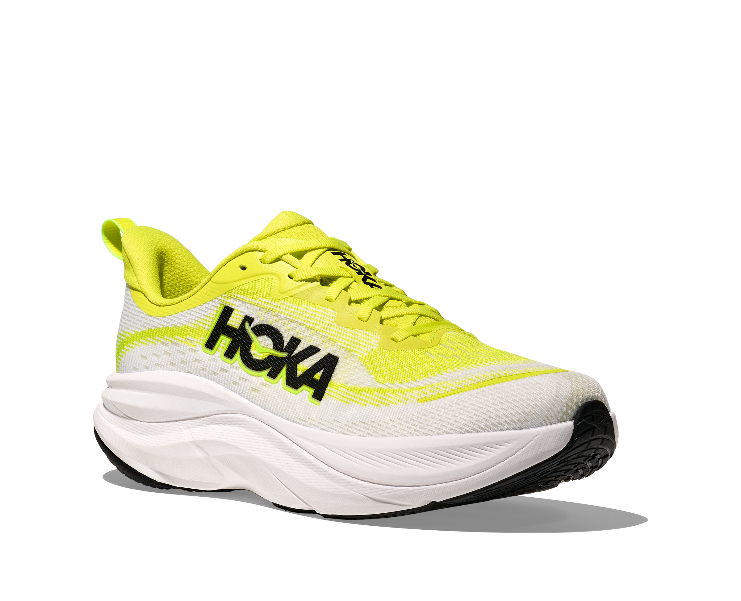 Hoka Skyflow - Neon Citrus / Neon White — photo 3