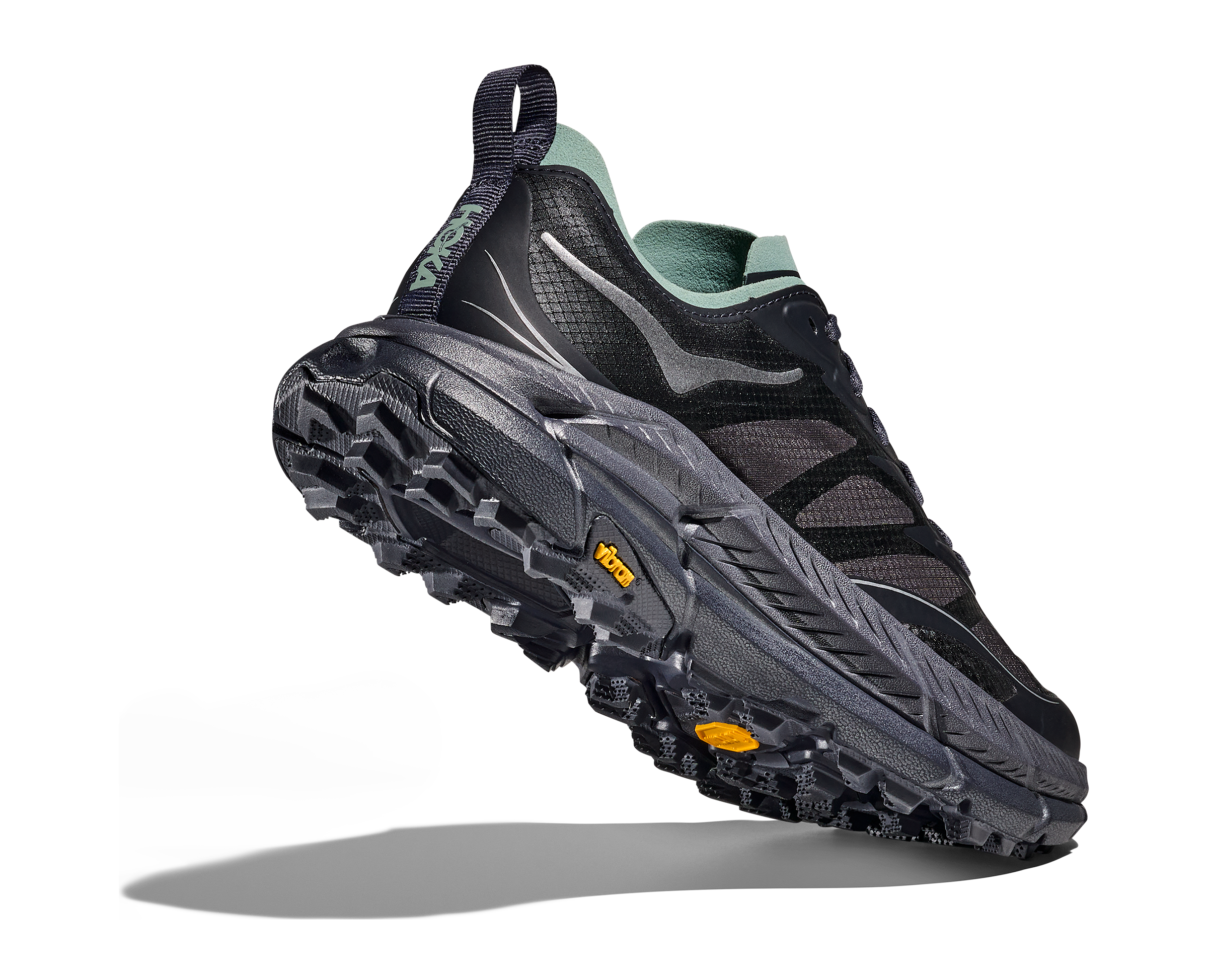 Hoka Mafate Speed 4 Lite - Charcoal Grey / Jade — photo 5