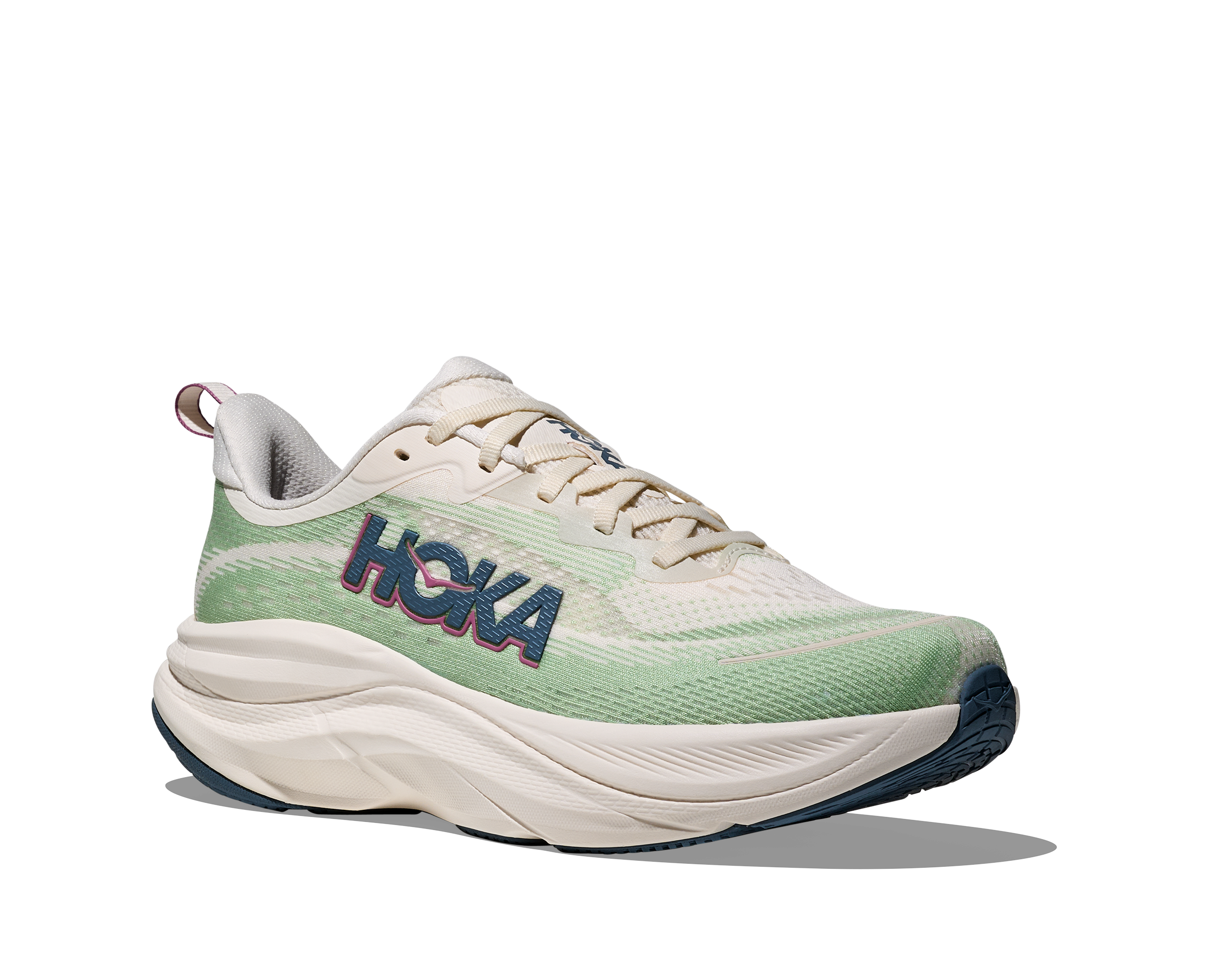 Hoka Skyflow - Alabaster / Vintage Green — photo 3