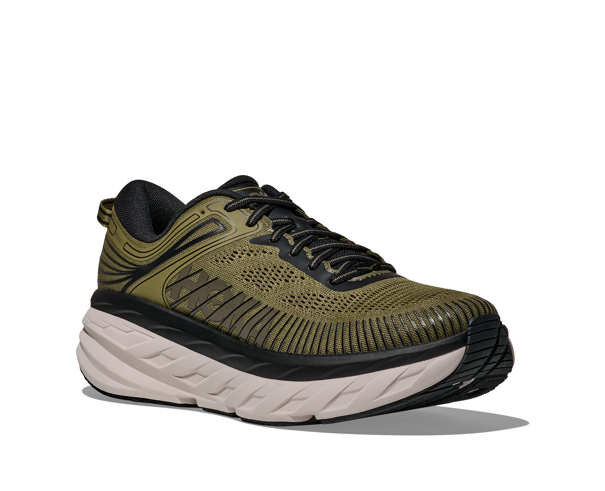 Hoka Bondi 7 - Wild Rye / Black — photo 3