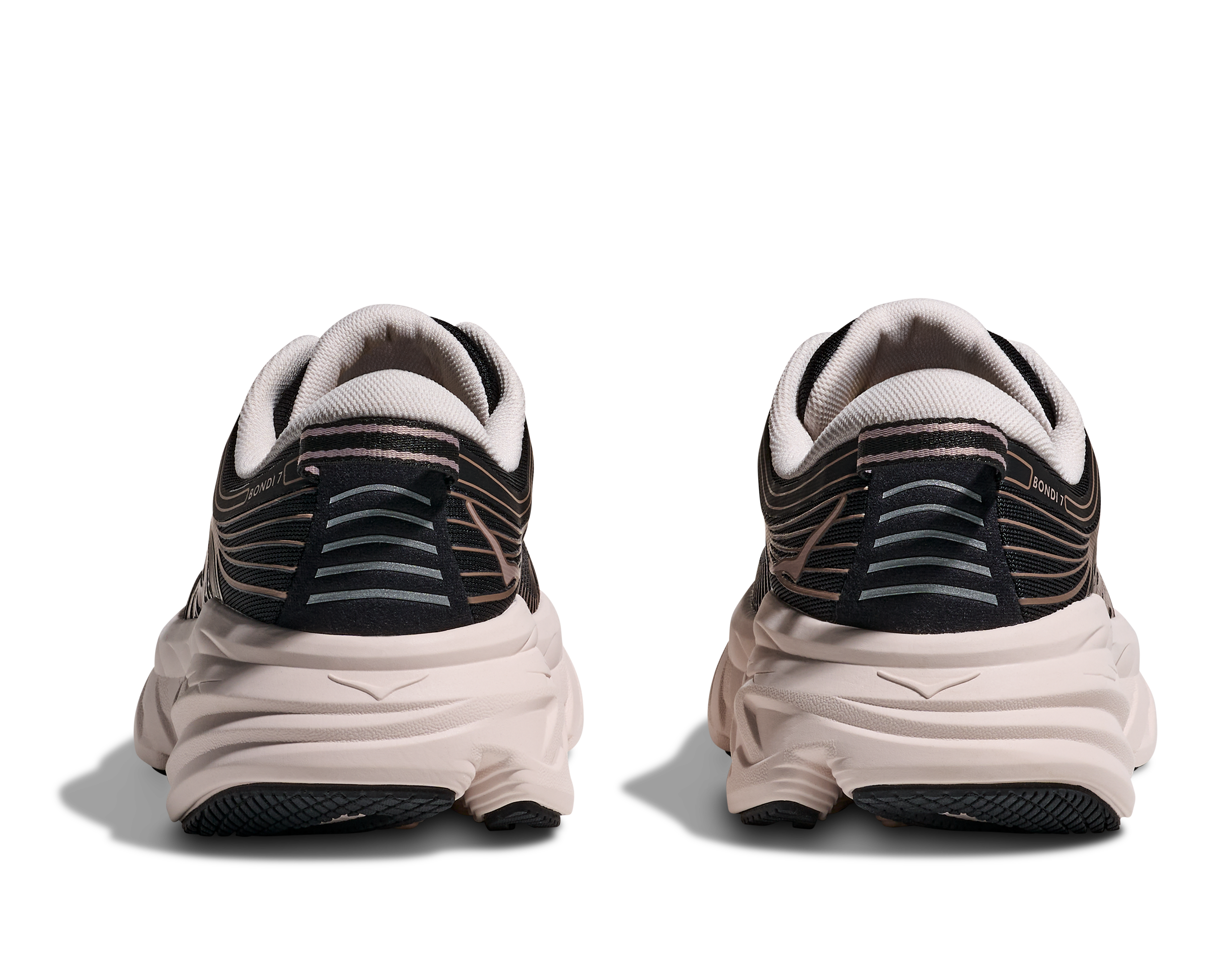 Hoka Bondi 7 - Black / Rose Cream — photo 4