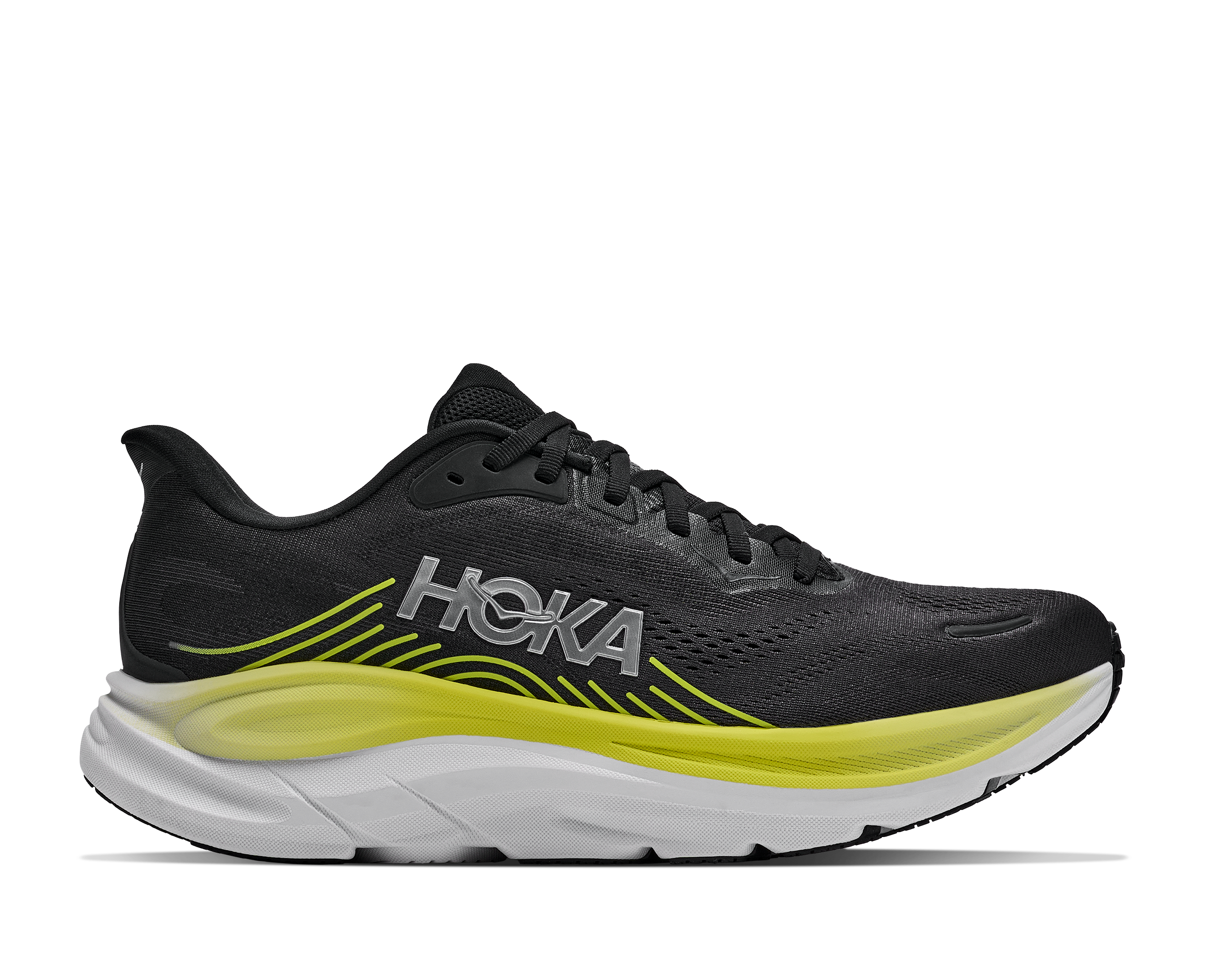 HOKA Clifton 11 Black / Cosmic Grey homme, vue 1