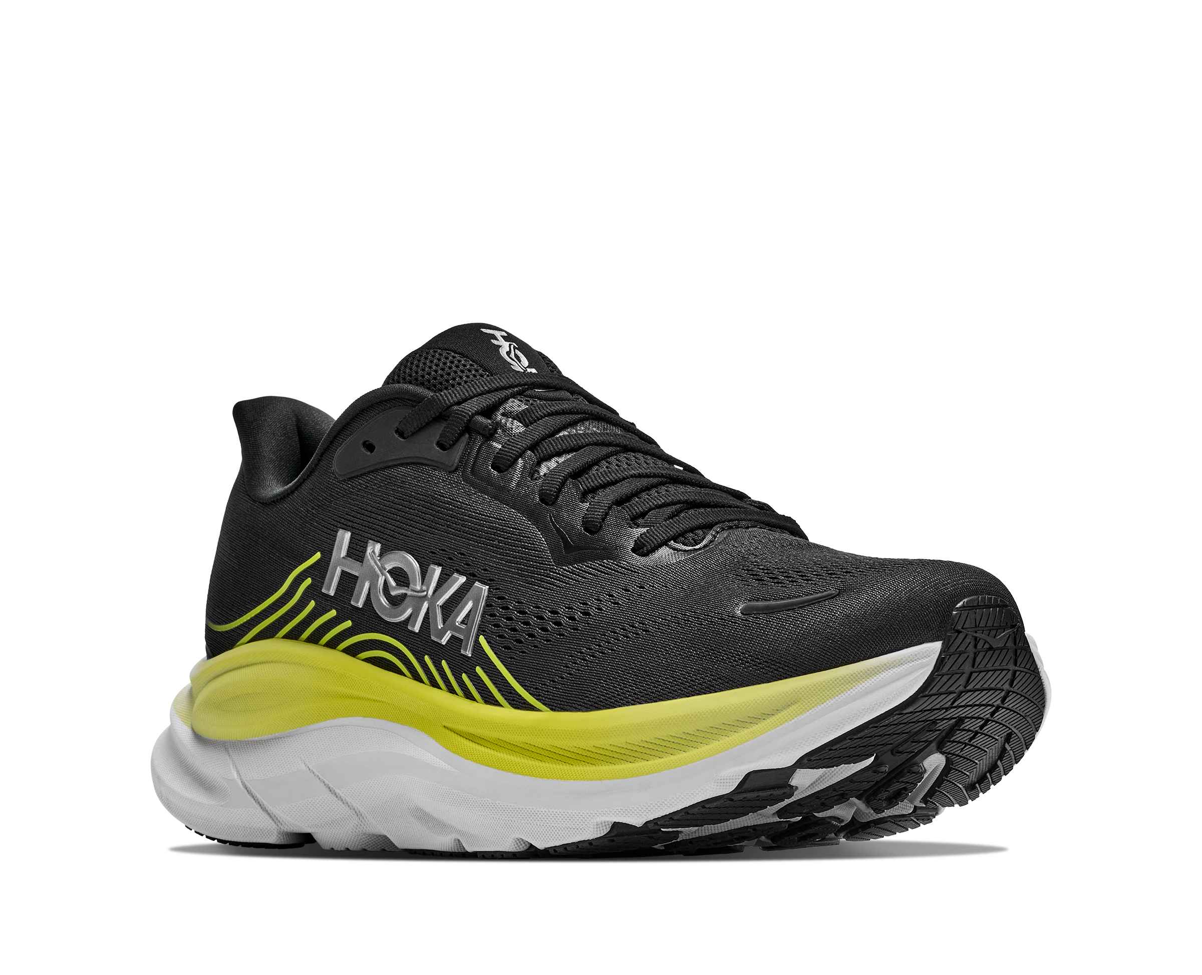 HOKA Clifton 11 Black / Cosmic Grey homme, vue 2