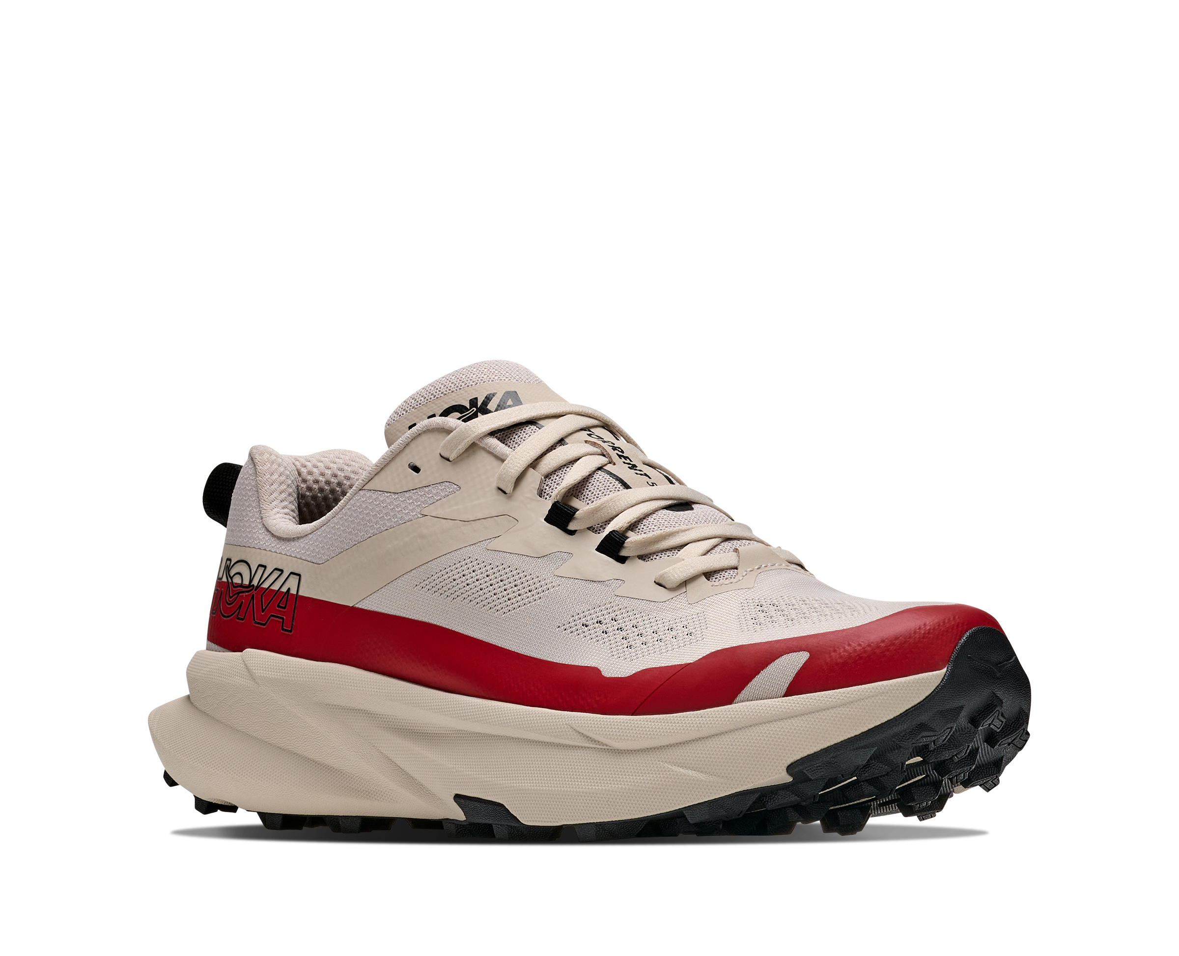 Hoka Torrent 5 - River Rock Grey / Red Agate — photo 3