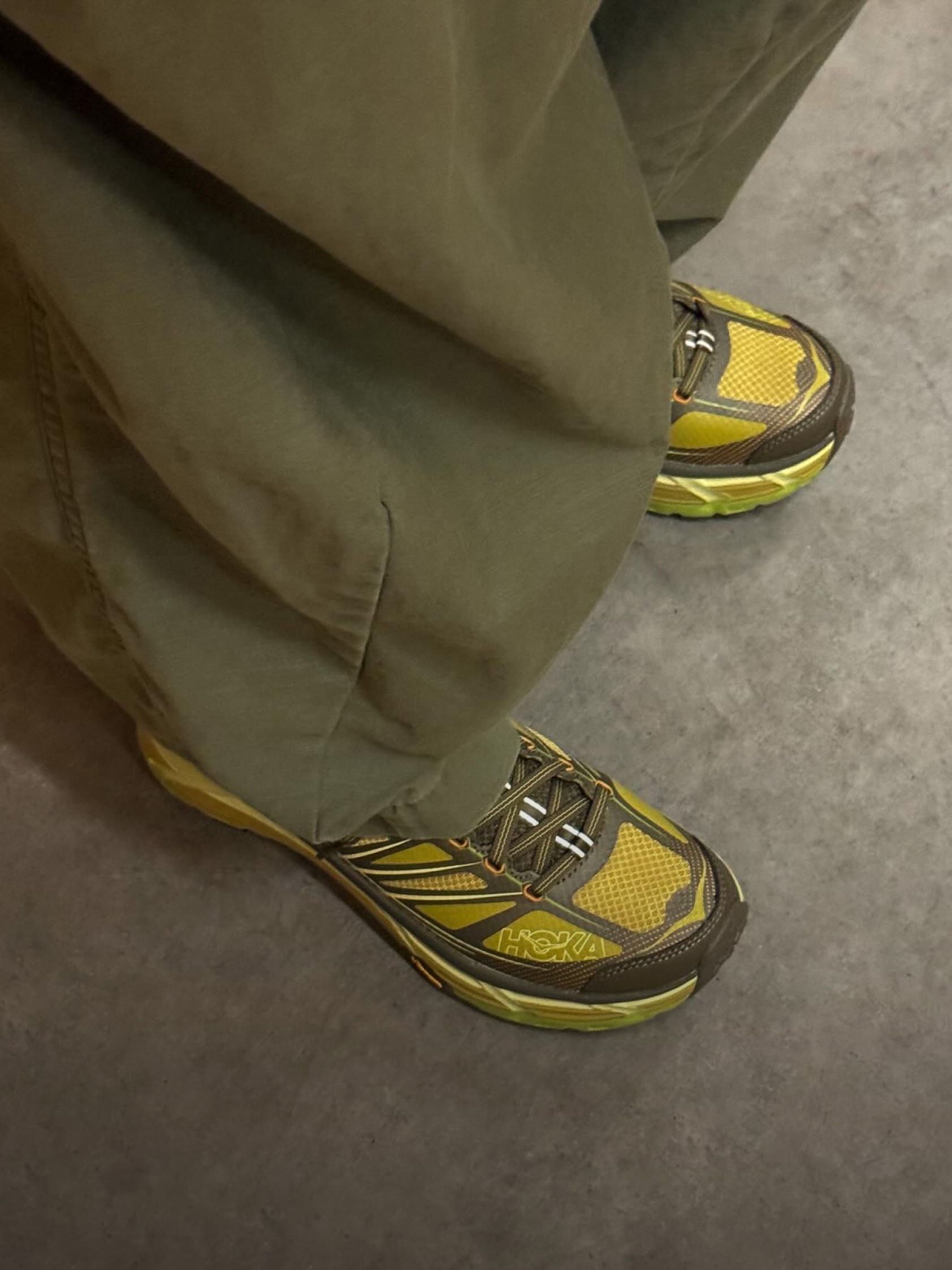 User-generated image showing @paigeroguski posing in the HOKA Mafate Speed 2.