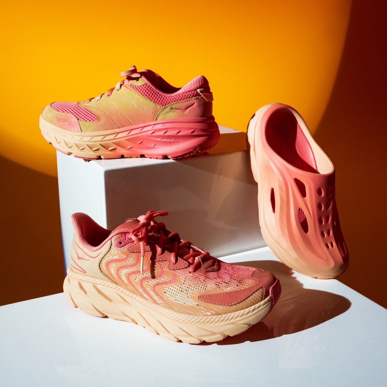 Campaign image from a recent HOKA collaboration with UNNA.
