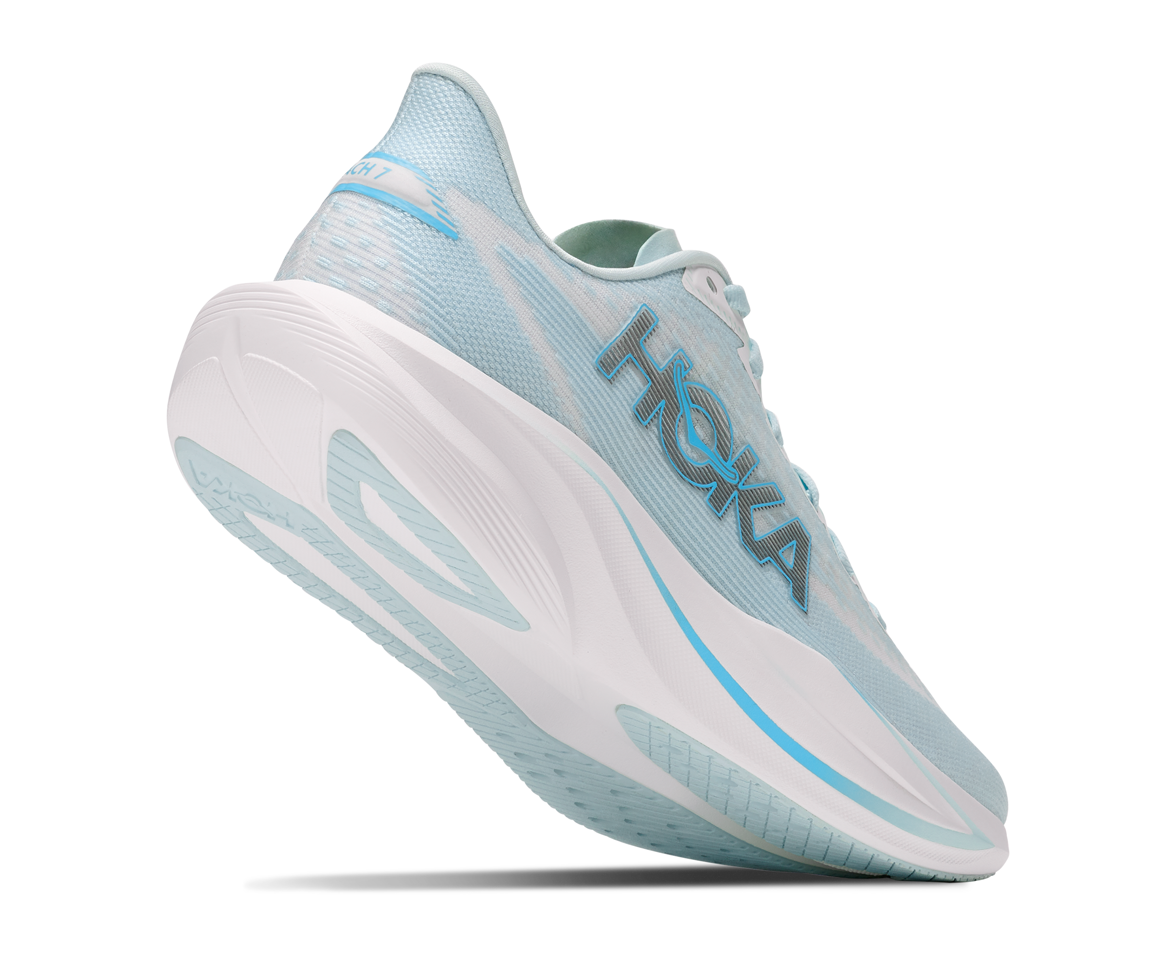 Hoka Mach 7 - Glimmering Blue / Frost — photo 5