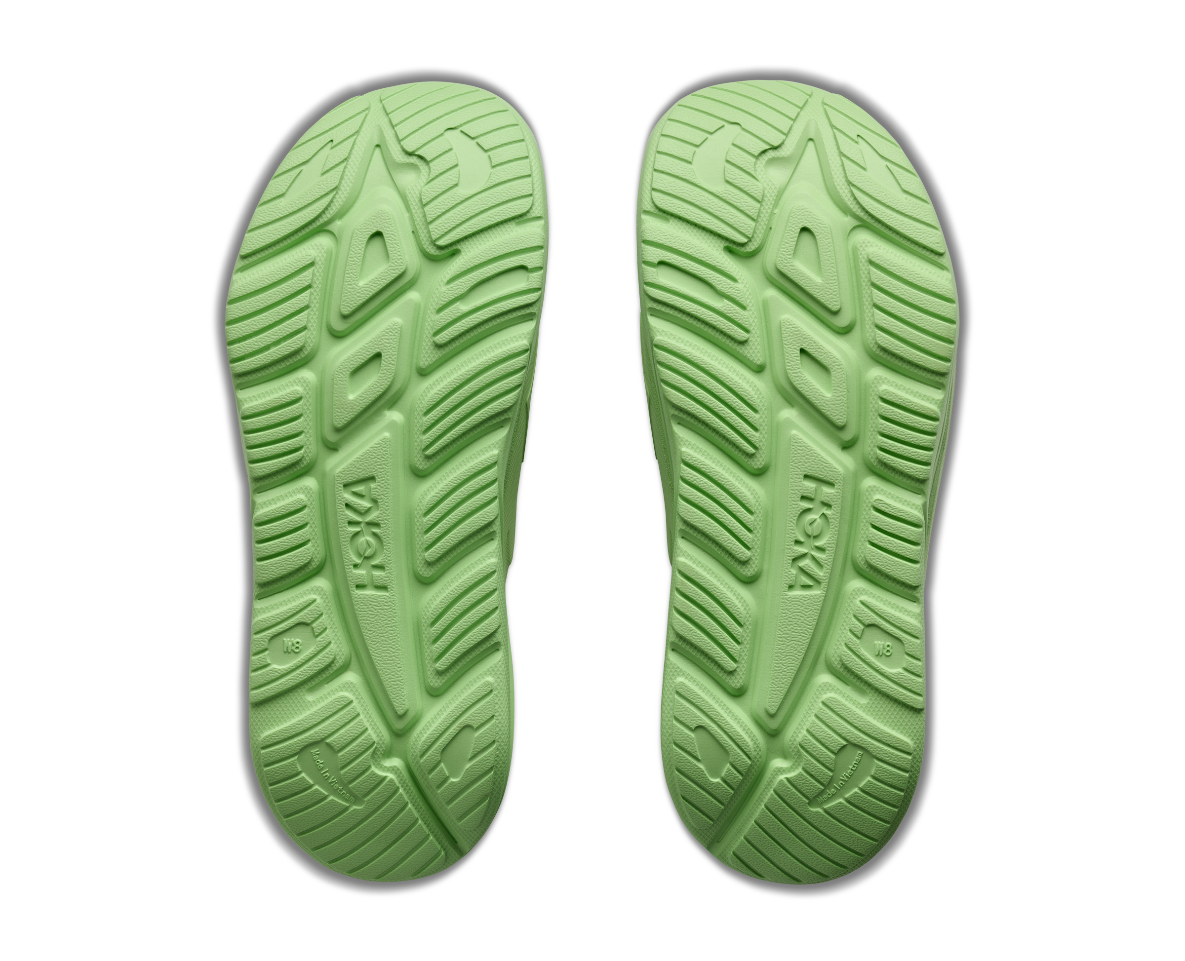 Hoka Ora Athletic Slide - Tart Apple / Skyward Blue — photo 2