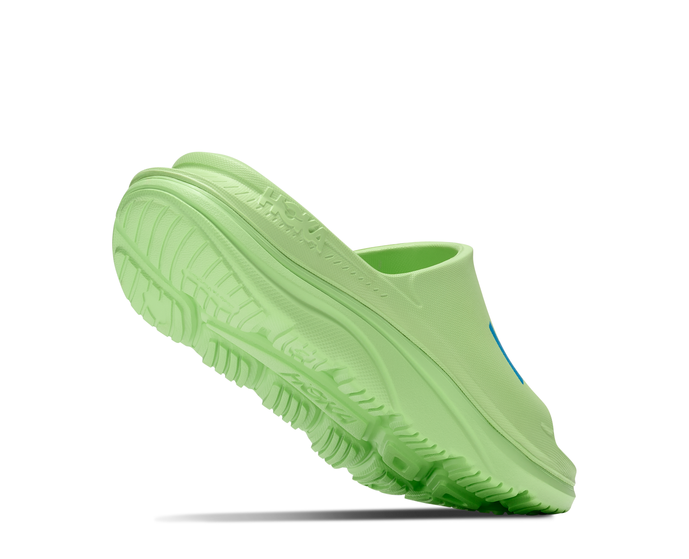 Hoka Ora Athletic Slide - Tart Apple / Skyward Blue — photo 5