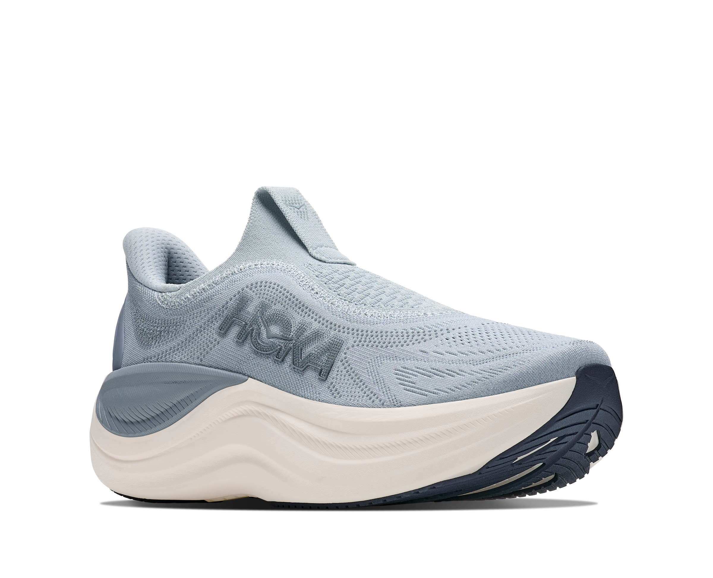 Hoka Skyward Laceless - Mineral Blue / Washed Blue — photo 3