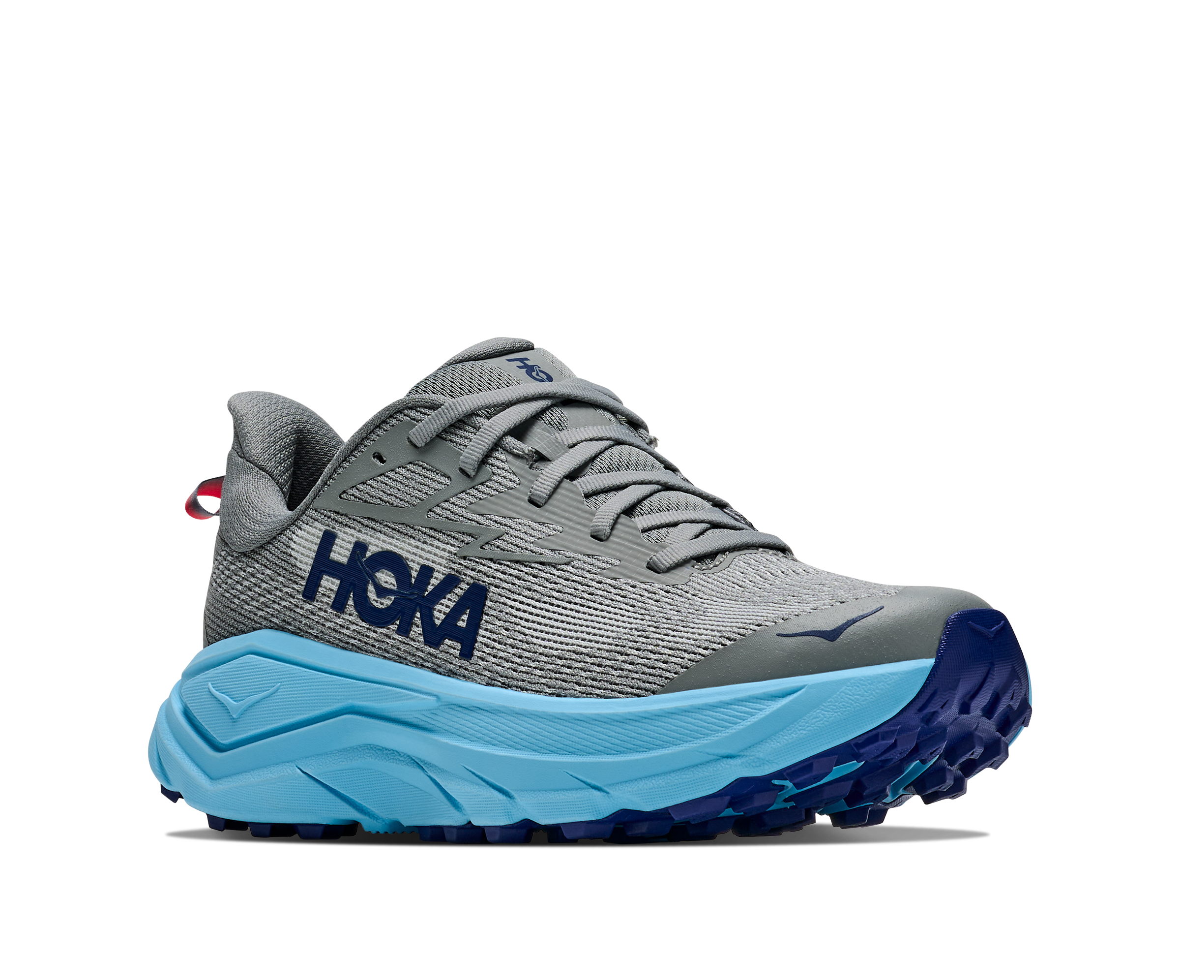 Hoka Challenger 8 - Galactic Grey / Soaring Blue — photo 5