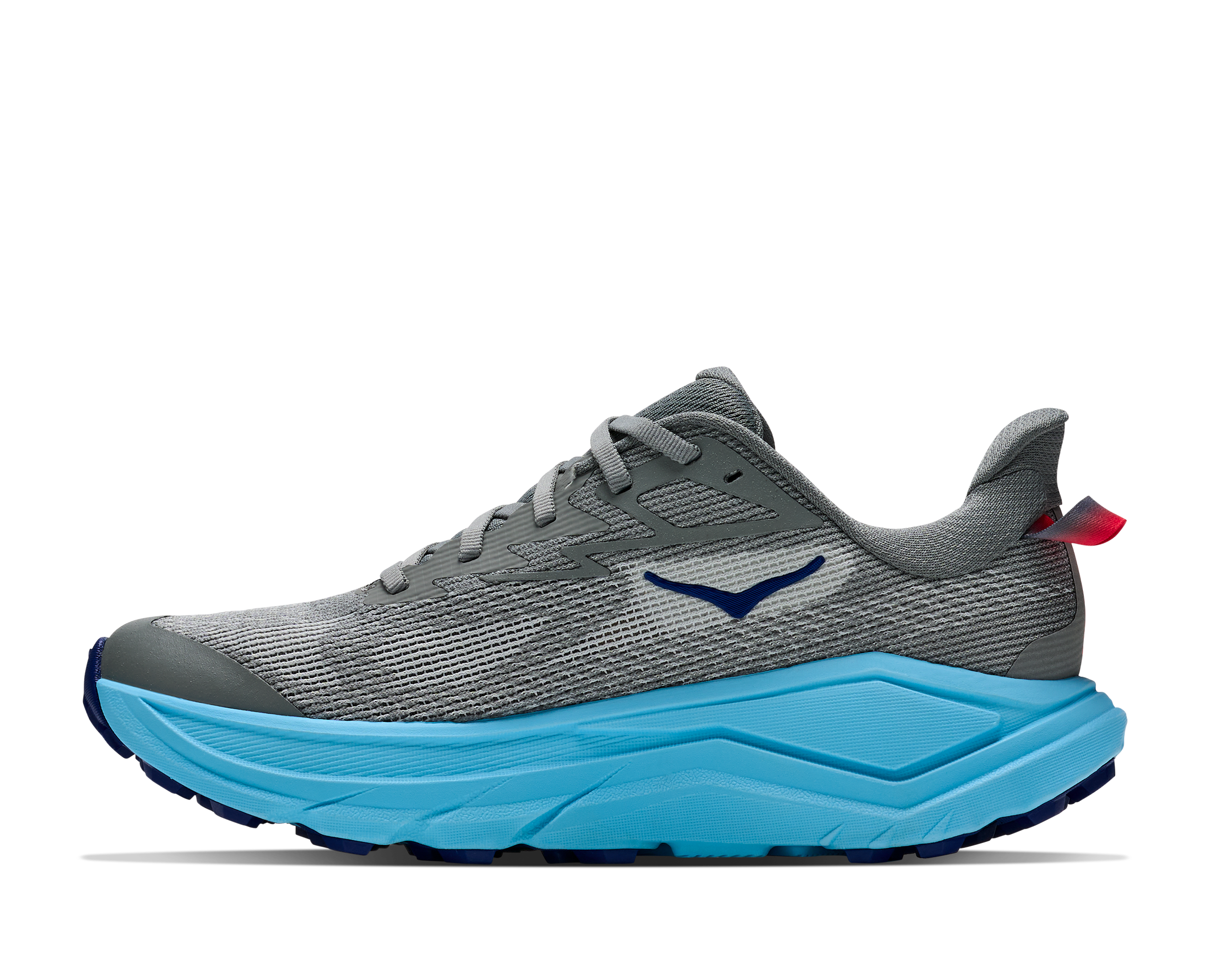 Hoka Challenger 8 - Galactic Grey / Soaring Blue — photo 3