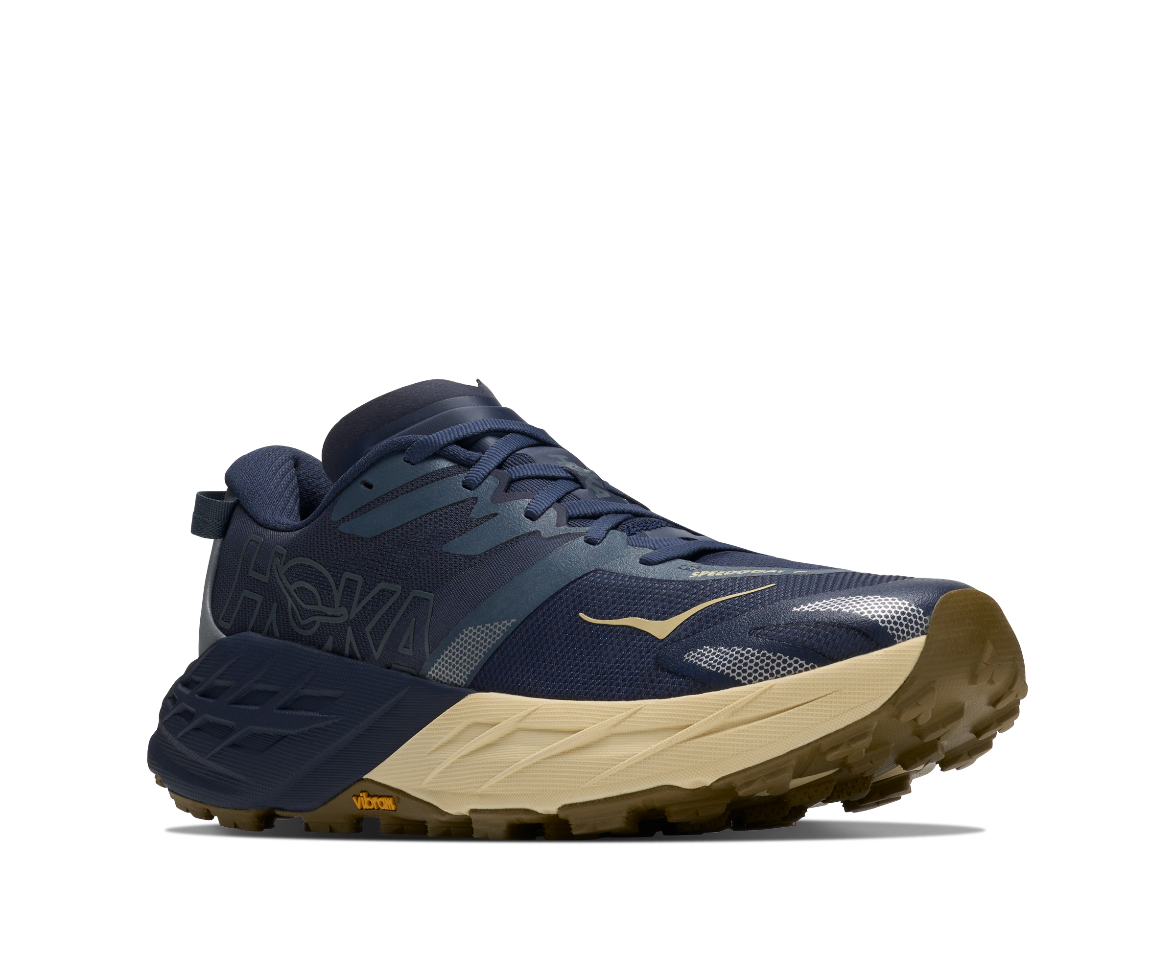 Hoka Speedgoat 7 - Varsity Navy / Barley Flour — photo 3