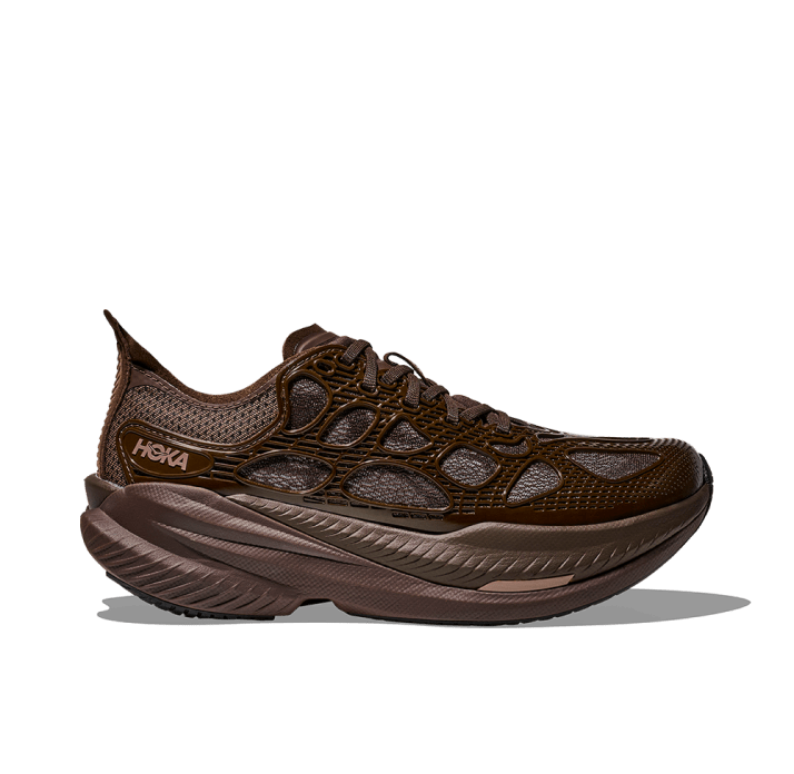 A product shot showing the HOKA Mach X Caged.