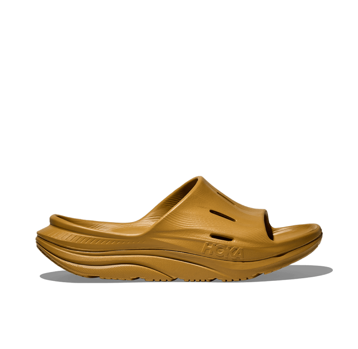 A product shot showing the HOKA Ora Recovery Slide 3.
