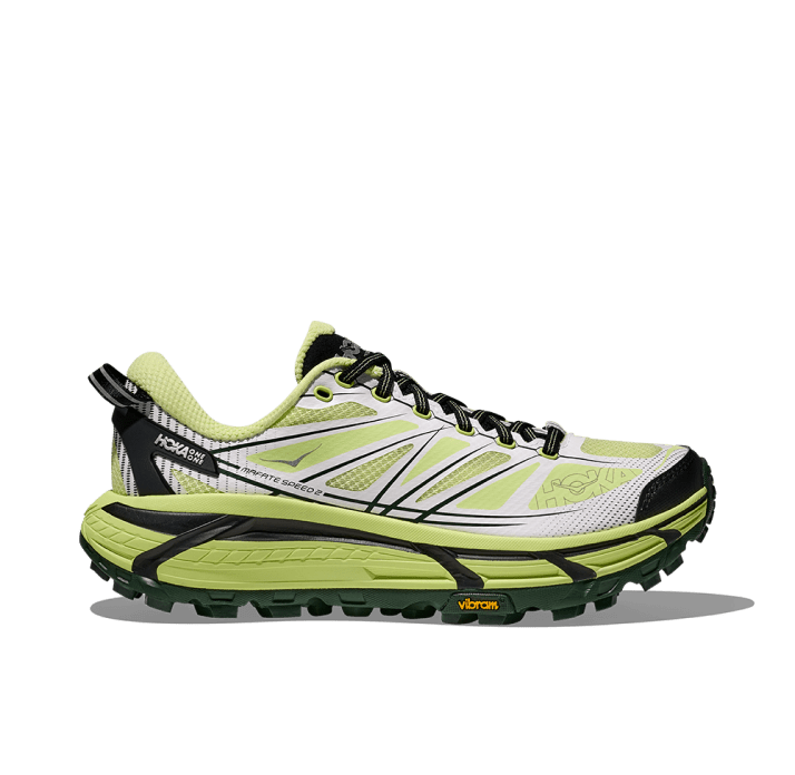 A product shot showing the HOKA Mafate Speed 2.