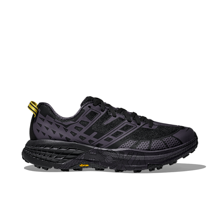 A product shot showing the HOKA Speedgoat 2.