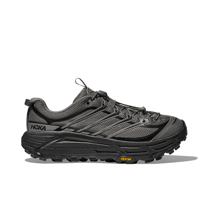 A product shot showing the HOKA Mafate Three2.