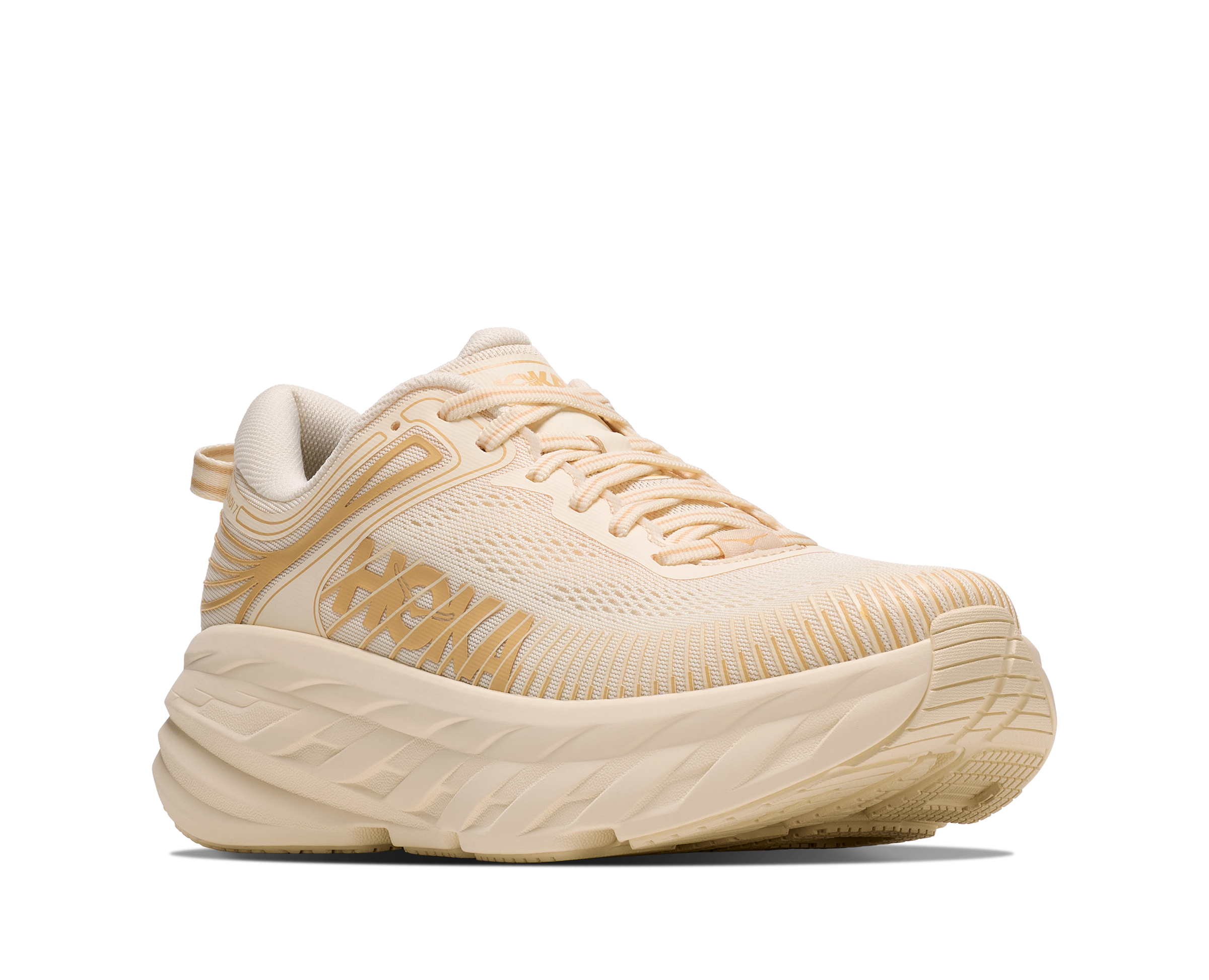 Hoka Bondi 7 - Vintage Yellow / Honeycomb — photo 3