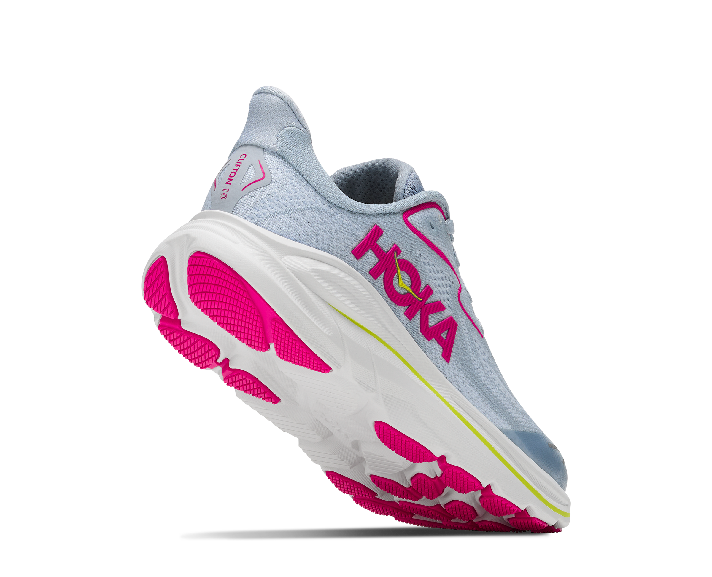 (GS) HOKA ONE ONE Clifton 10 'Overcast Neon Dragonfruit' — foto 5