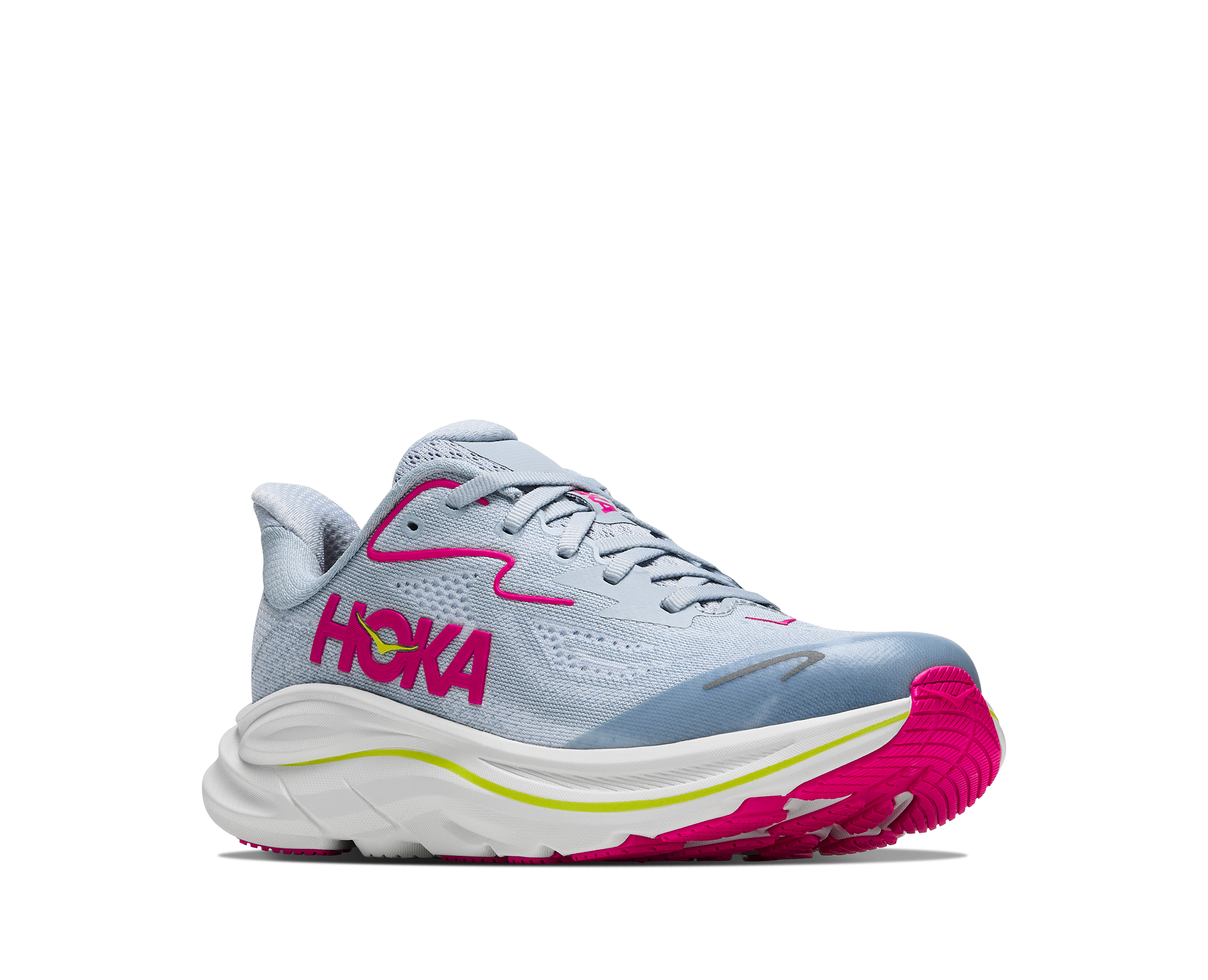 (GS) HOKA ONE ONE Clifton 10 'Overcast Neon Dragonfruit' — foto 3