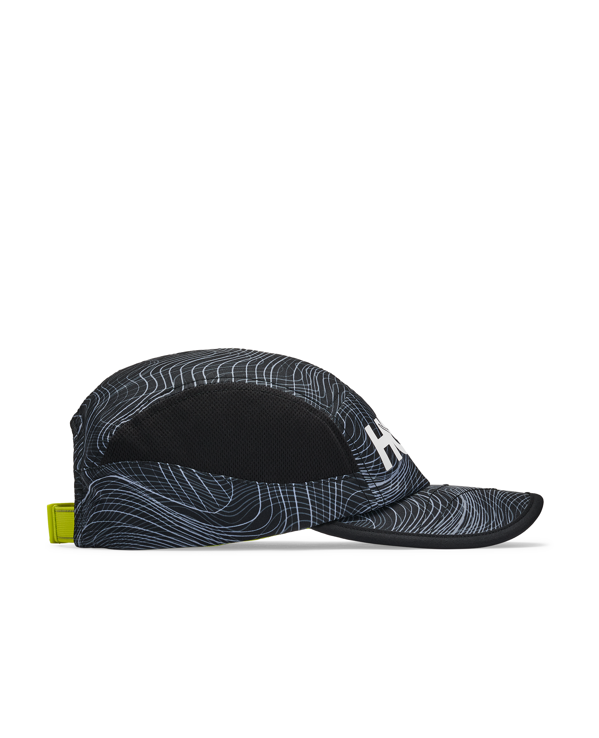 Hoka Gorra para correr - Black / White Prt — foto 2