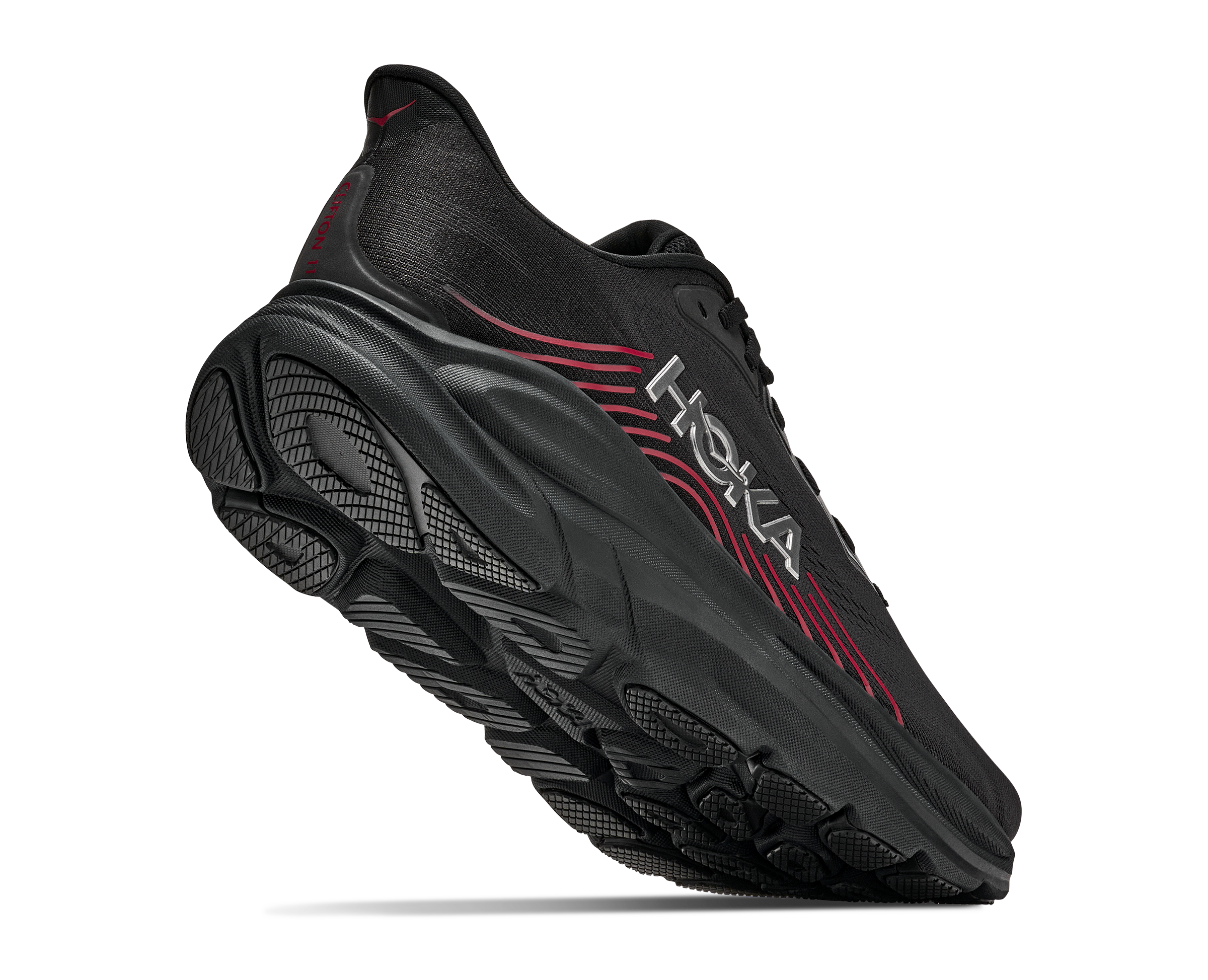 Hoka Clifton 11 - Black / Pepper — photo 5