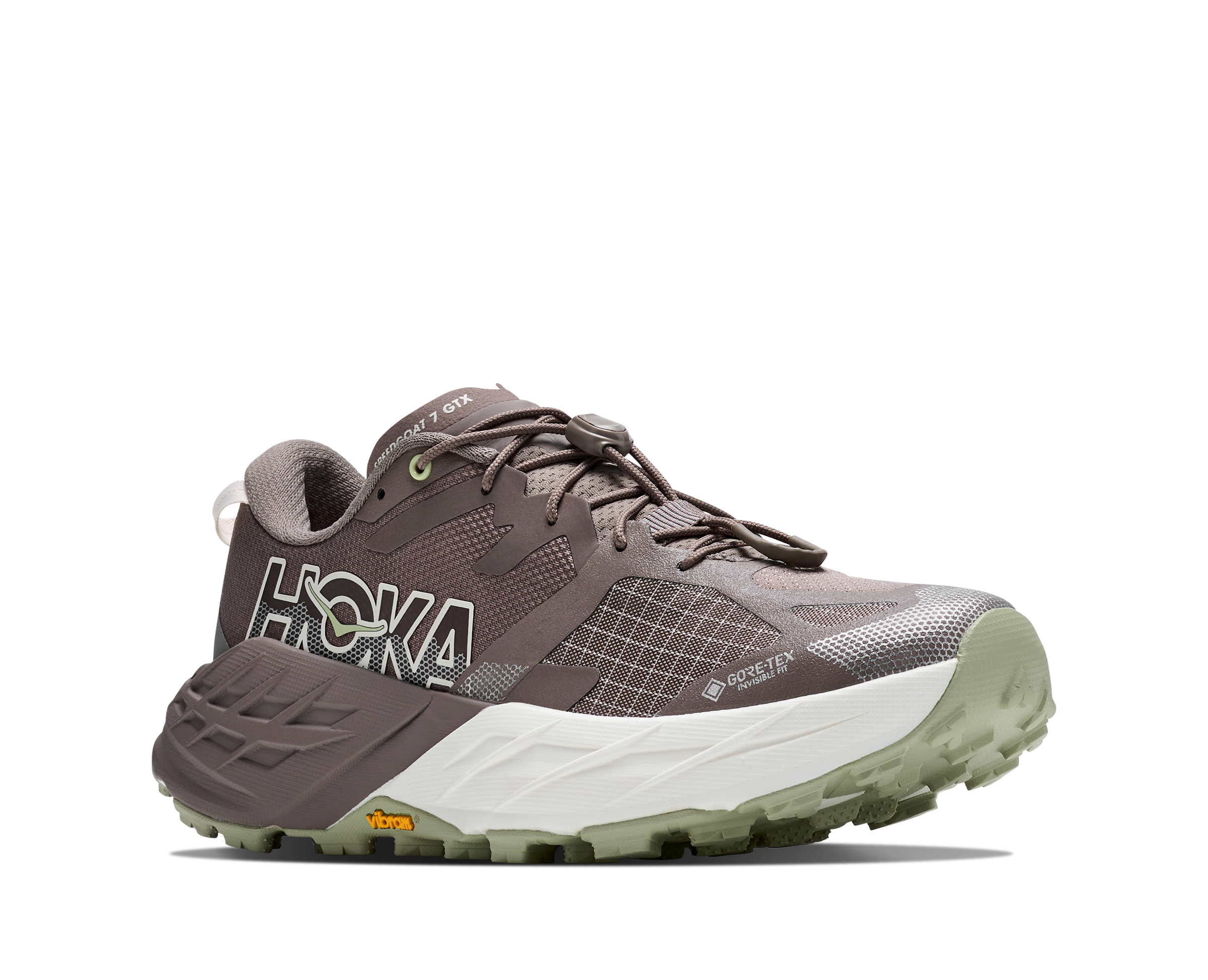 Hoka Speedgoat 7 GORE-TEX® - Pebble Grey / Alabaster — photo 3