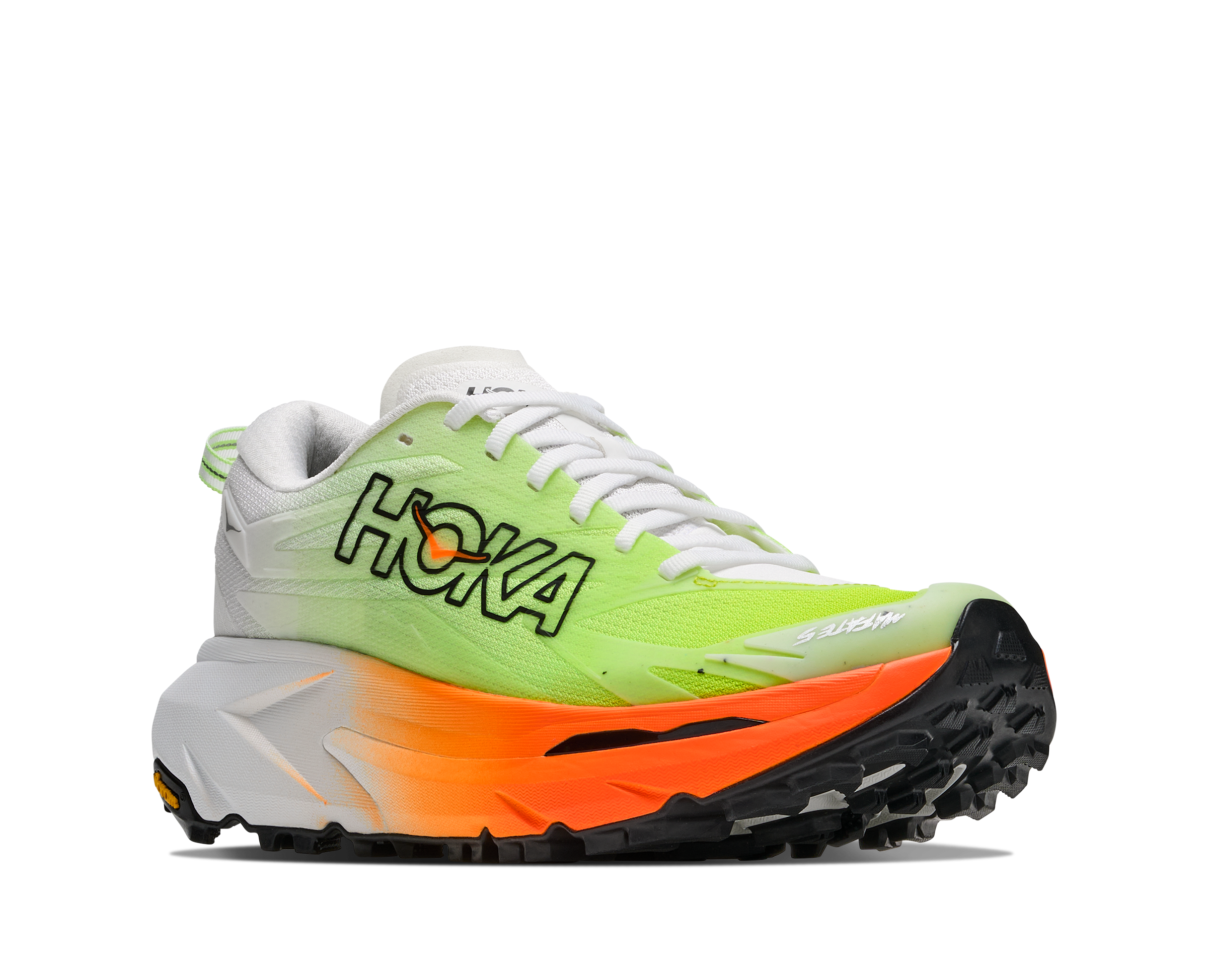 Hoka Mafate 5 - Frost / Neon Tangerine — photo 3