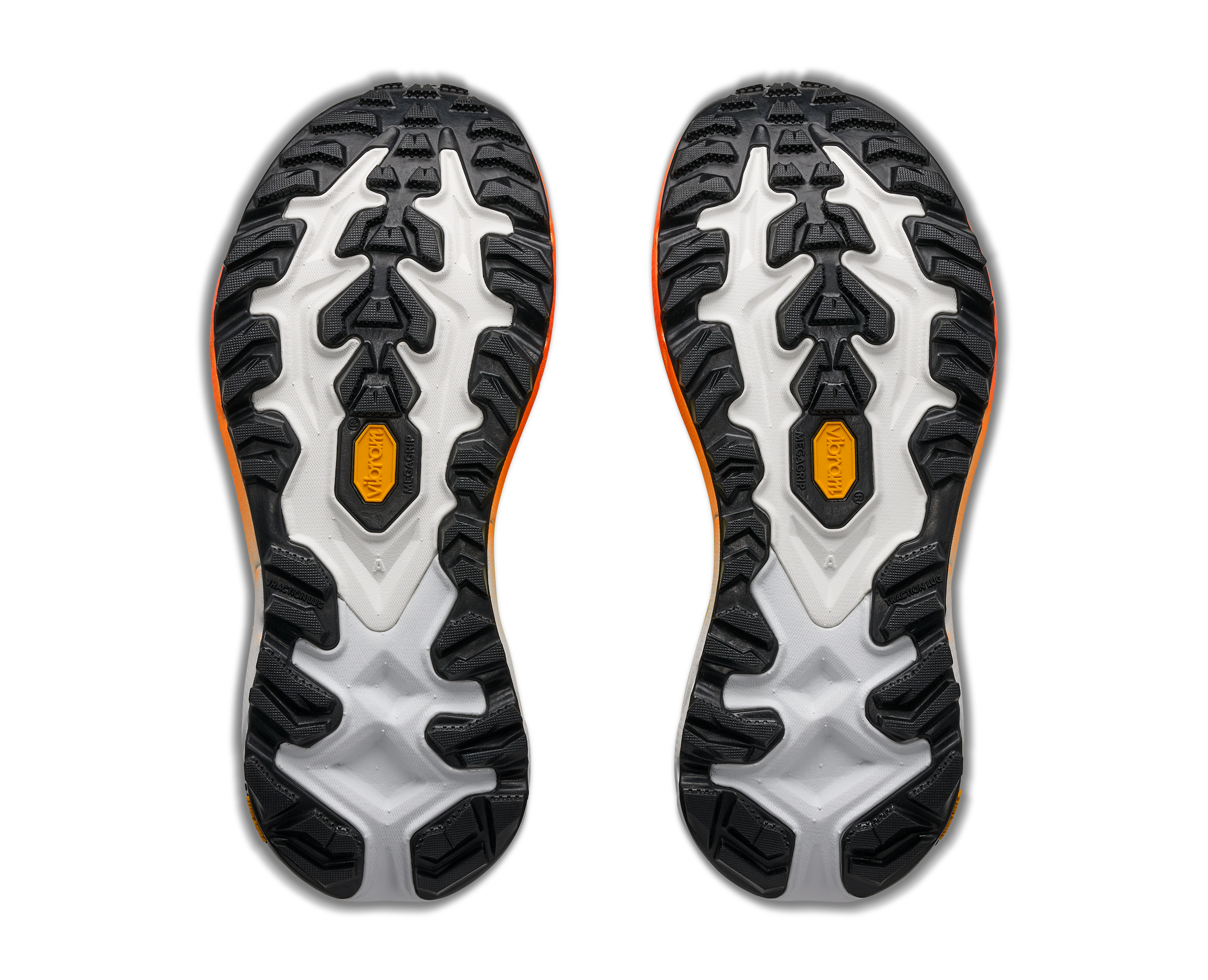 Hoka Mafate 5 - Frost / Neon Tangerine — photo 2
