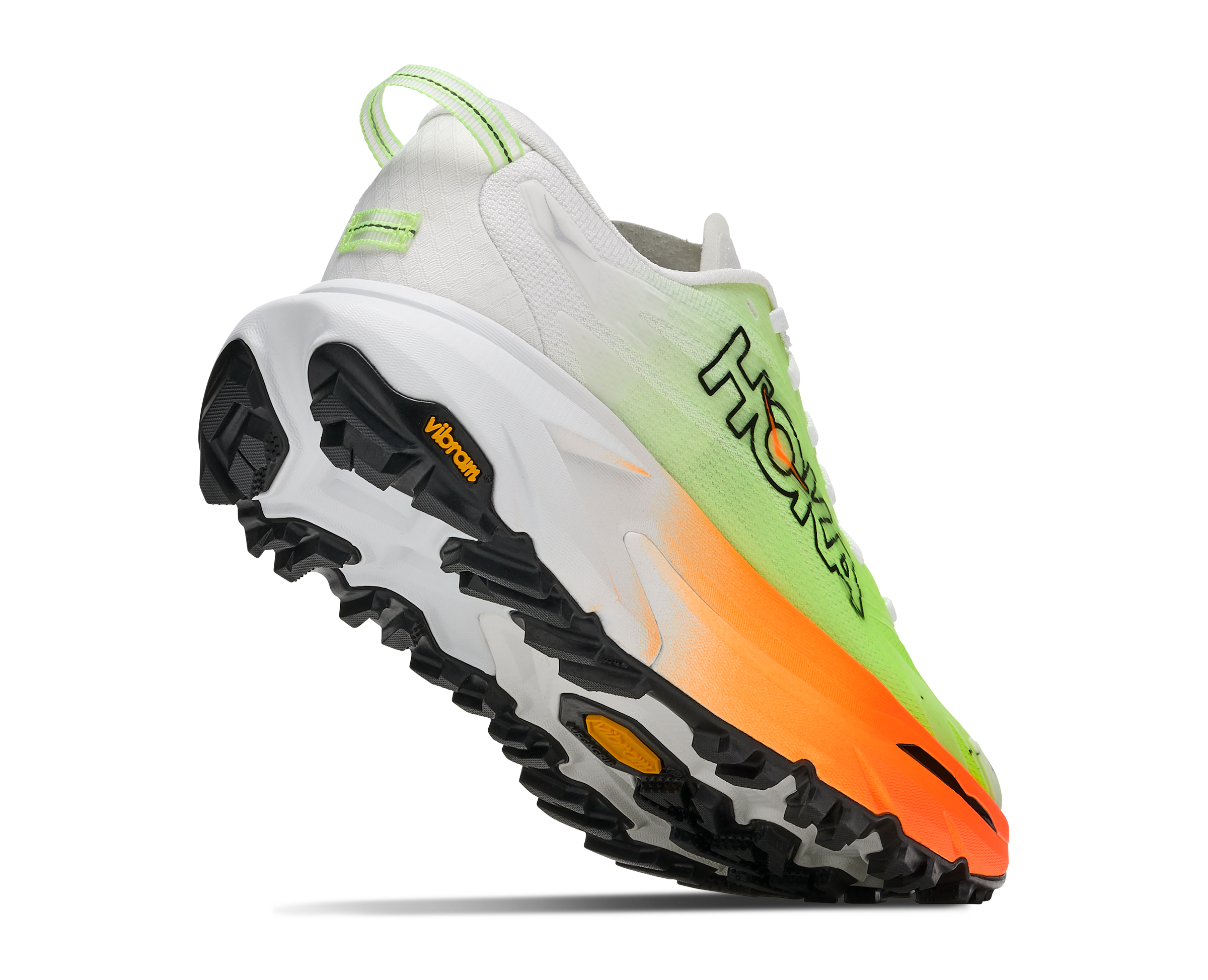 Hoka Mafate 5 - Frost / Neon Tangerine — photo 5