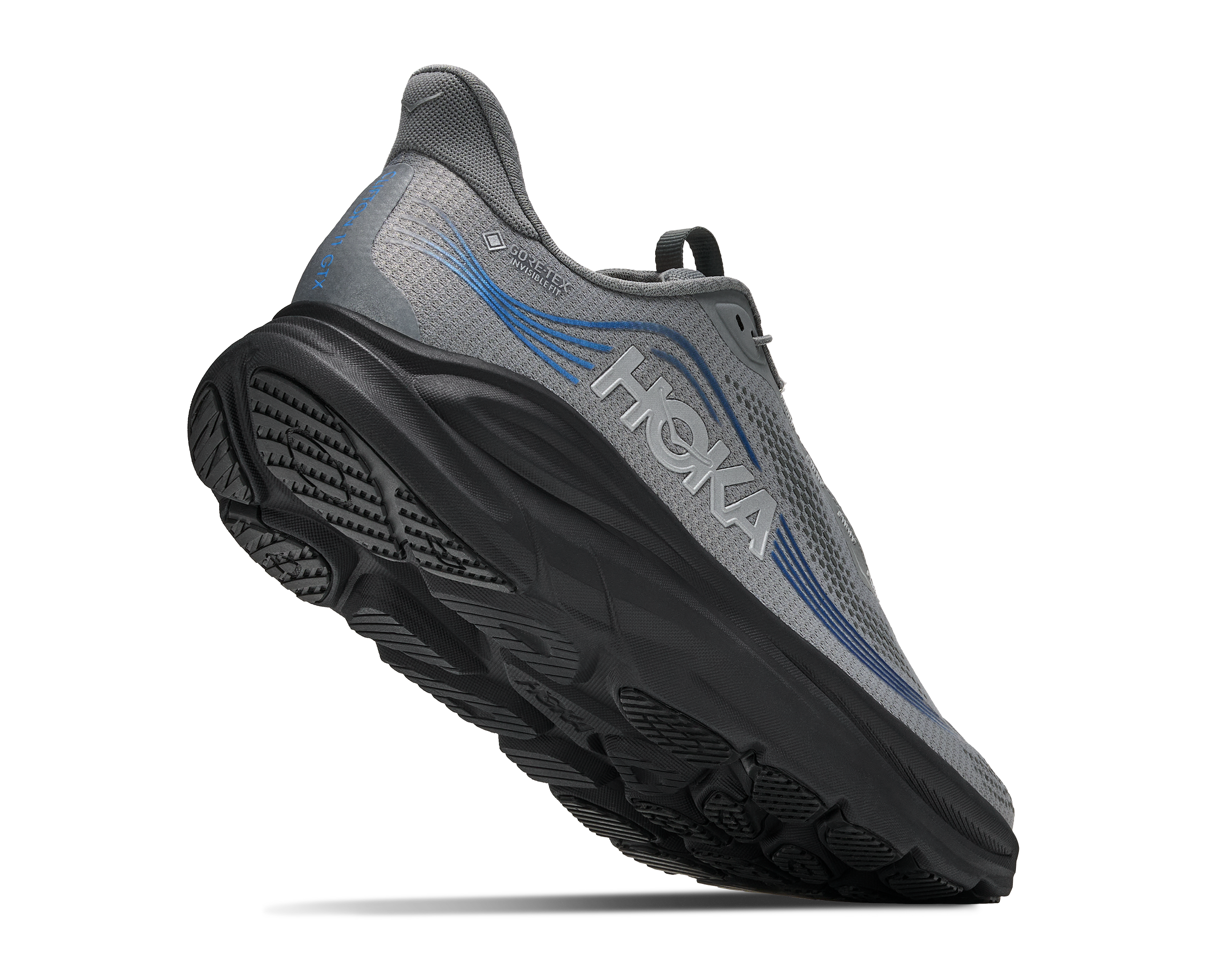 Hoka Clifton 11 GORE-TEX® - Galactic Grey / Virtual Blue — photo 5