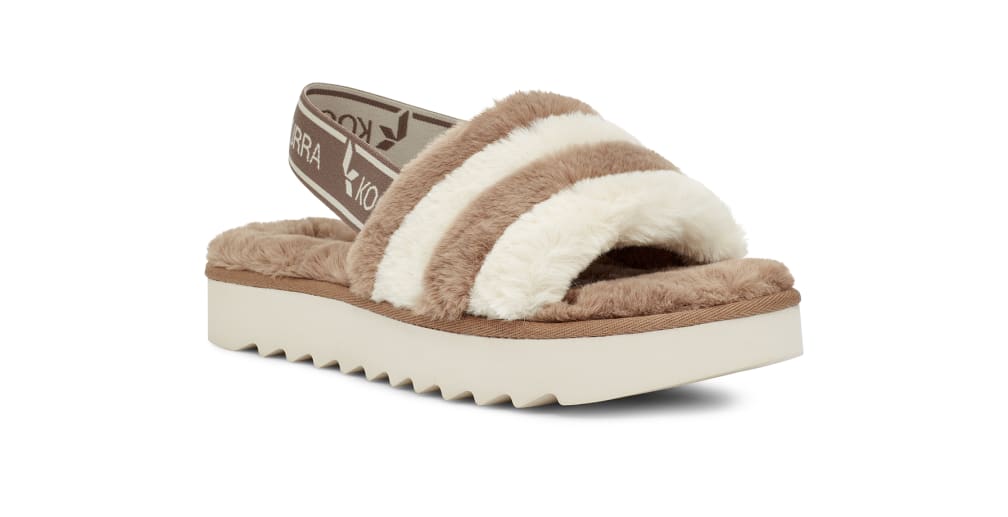Ugg women's fuzz yeah wedge best sale sandal