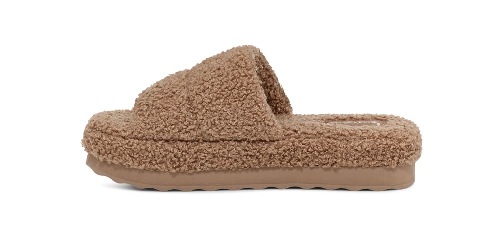 Women's shearling 2025 slide slippers