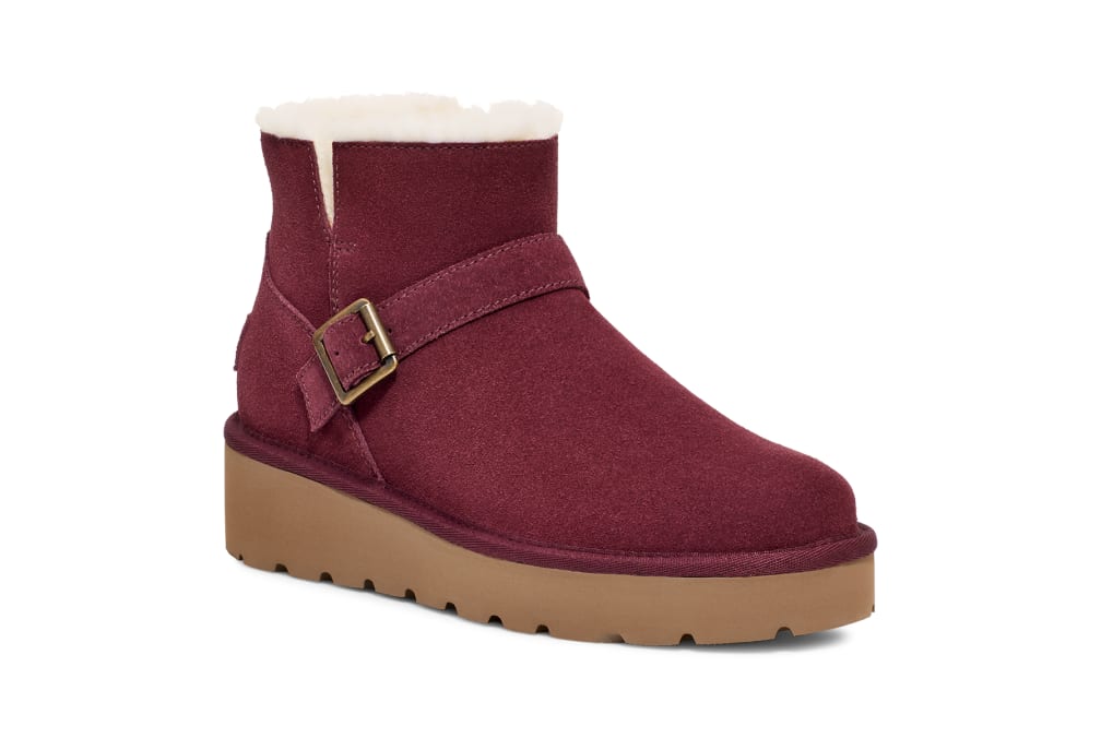 Womens burgundy ugg boots hotsell
