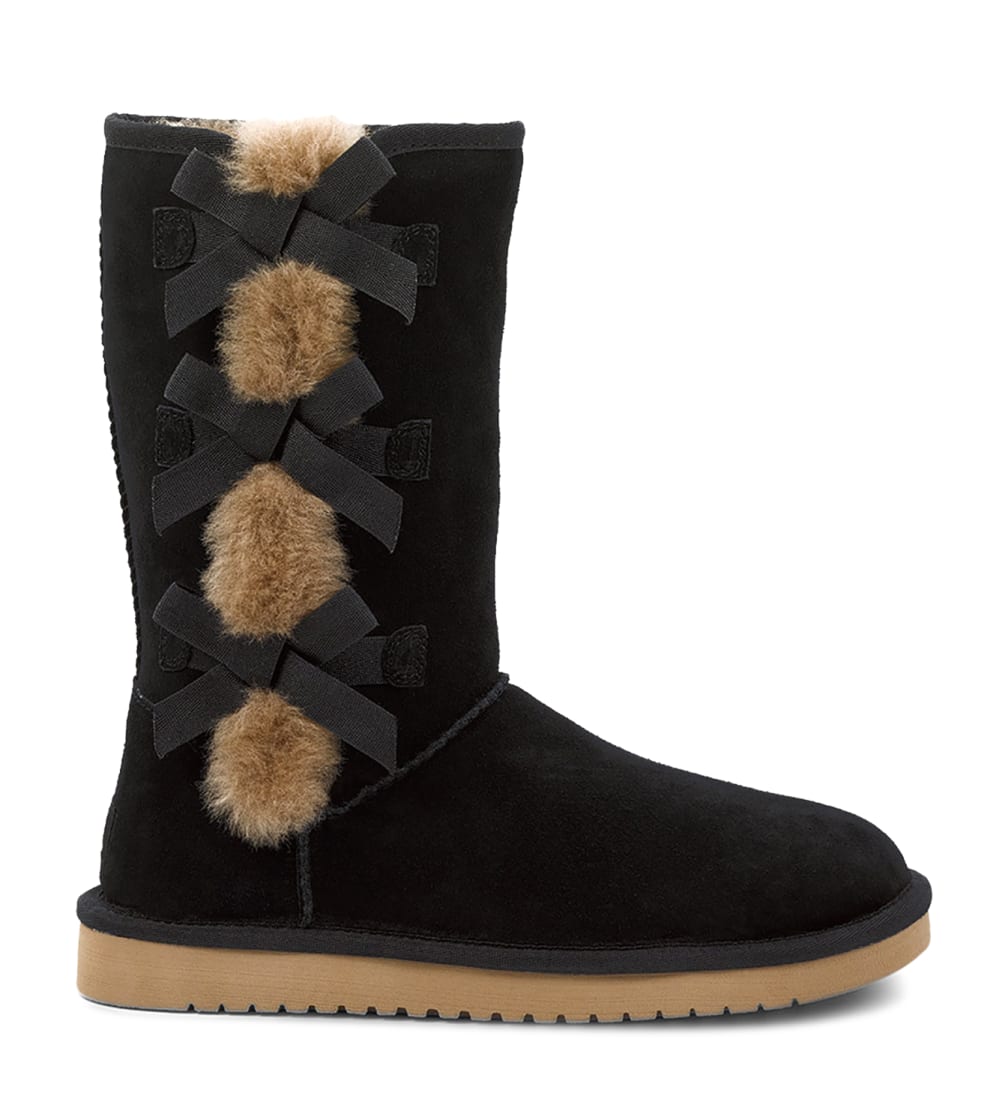 Koolaburra by ugg victoria 2025 tall women's winter boots black