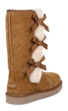 Koolaburra by ugg victoria tall genuine dyed sheepskin trim & faux fur boot on sale