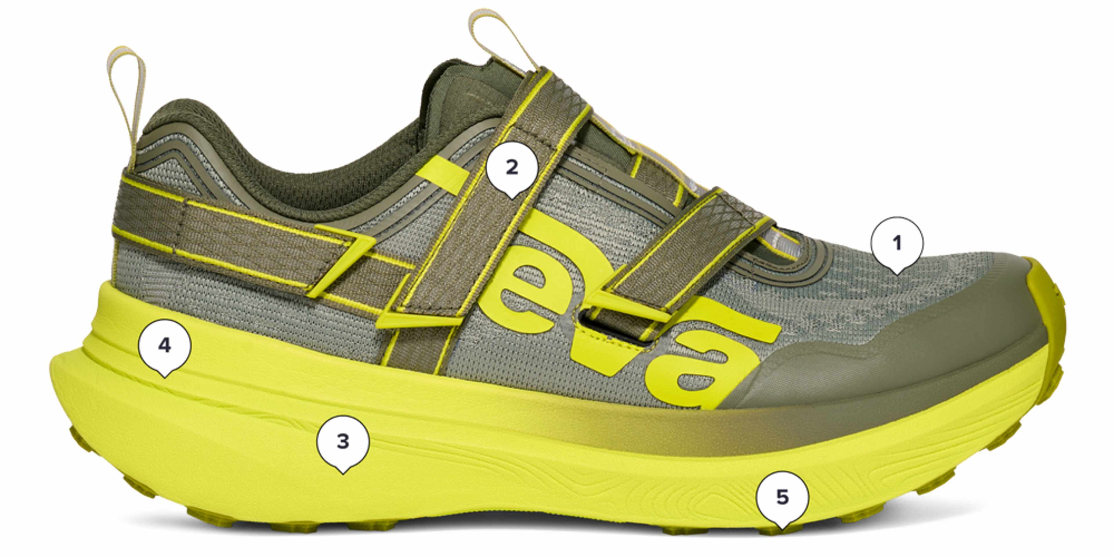 Teva アベントレイル aventrail グレー×イエロー 27.0 Men's Aventrail Shoe Shoe | Teva®