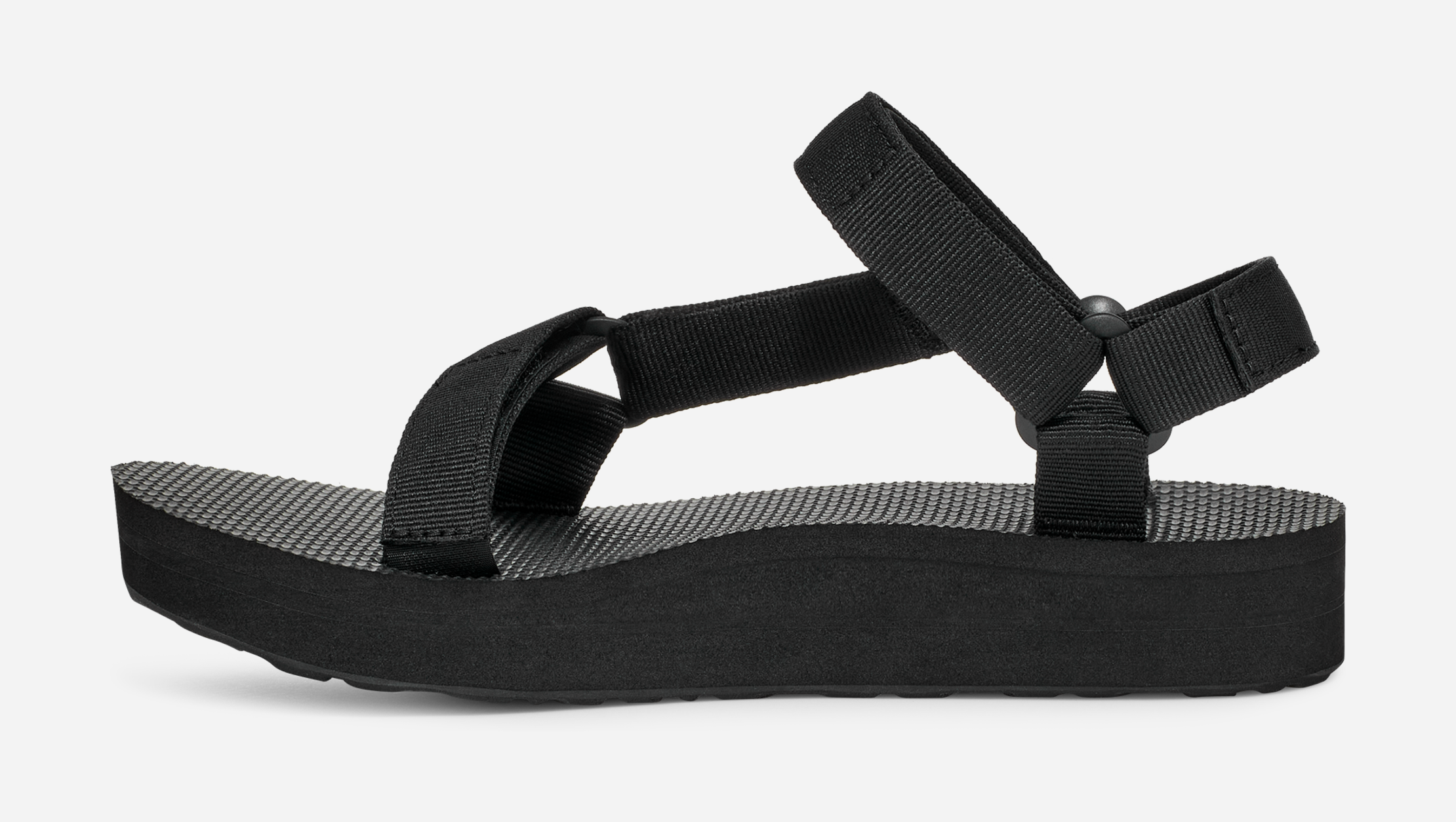 Platform black tevas shop